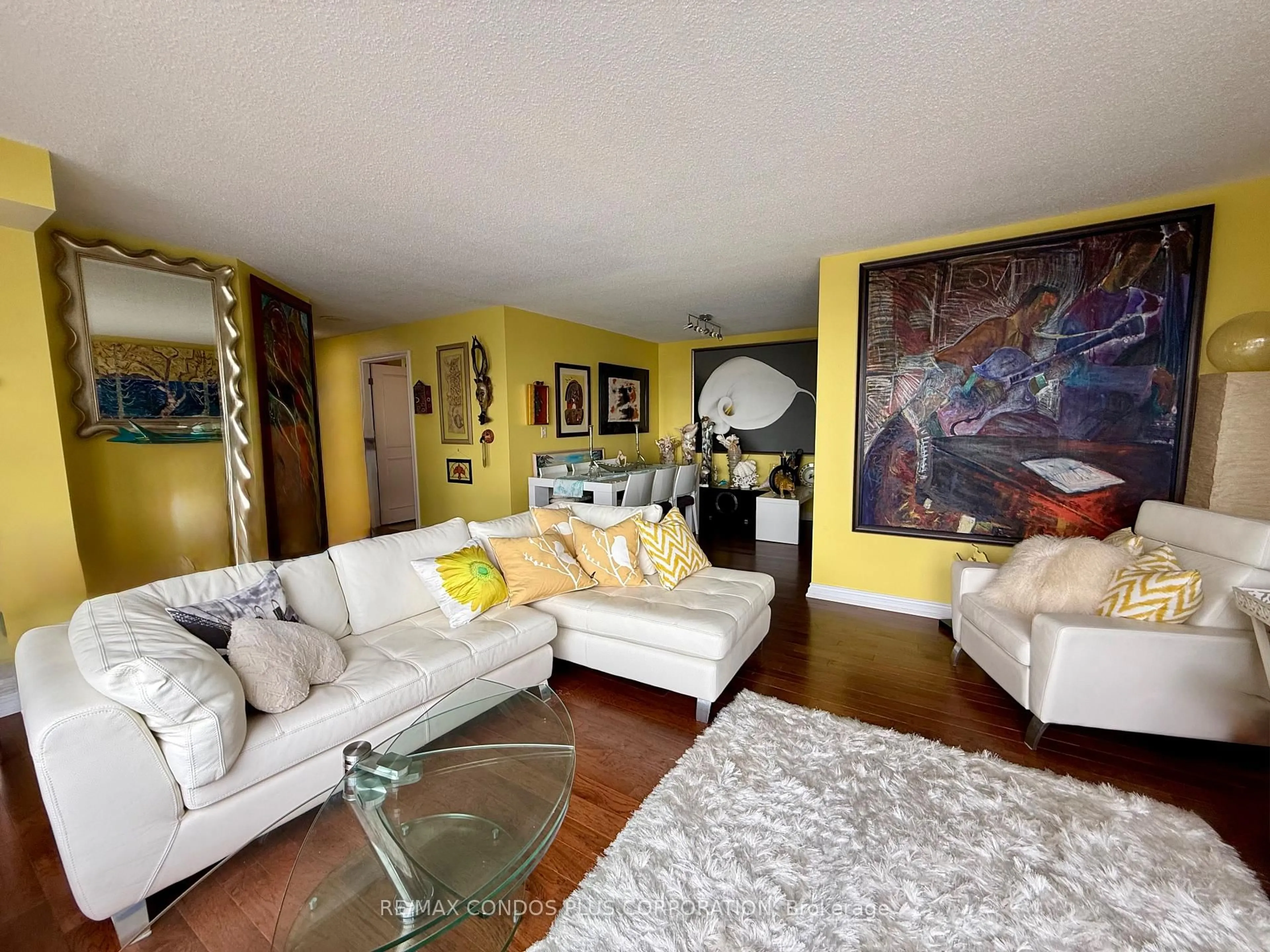 Living room with furniture, unknown for 1 Palace Pier Crt #4405, Toronto Ontario M8V 3W9