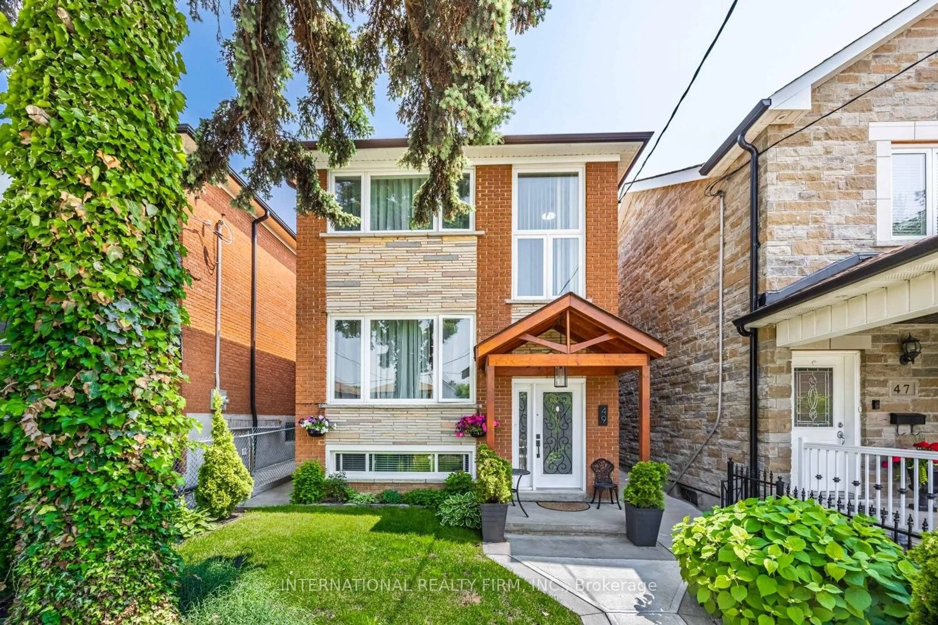 Home with brick exterior material, street for 49 Lapp St, Toronto Ontario M6N 3W5