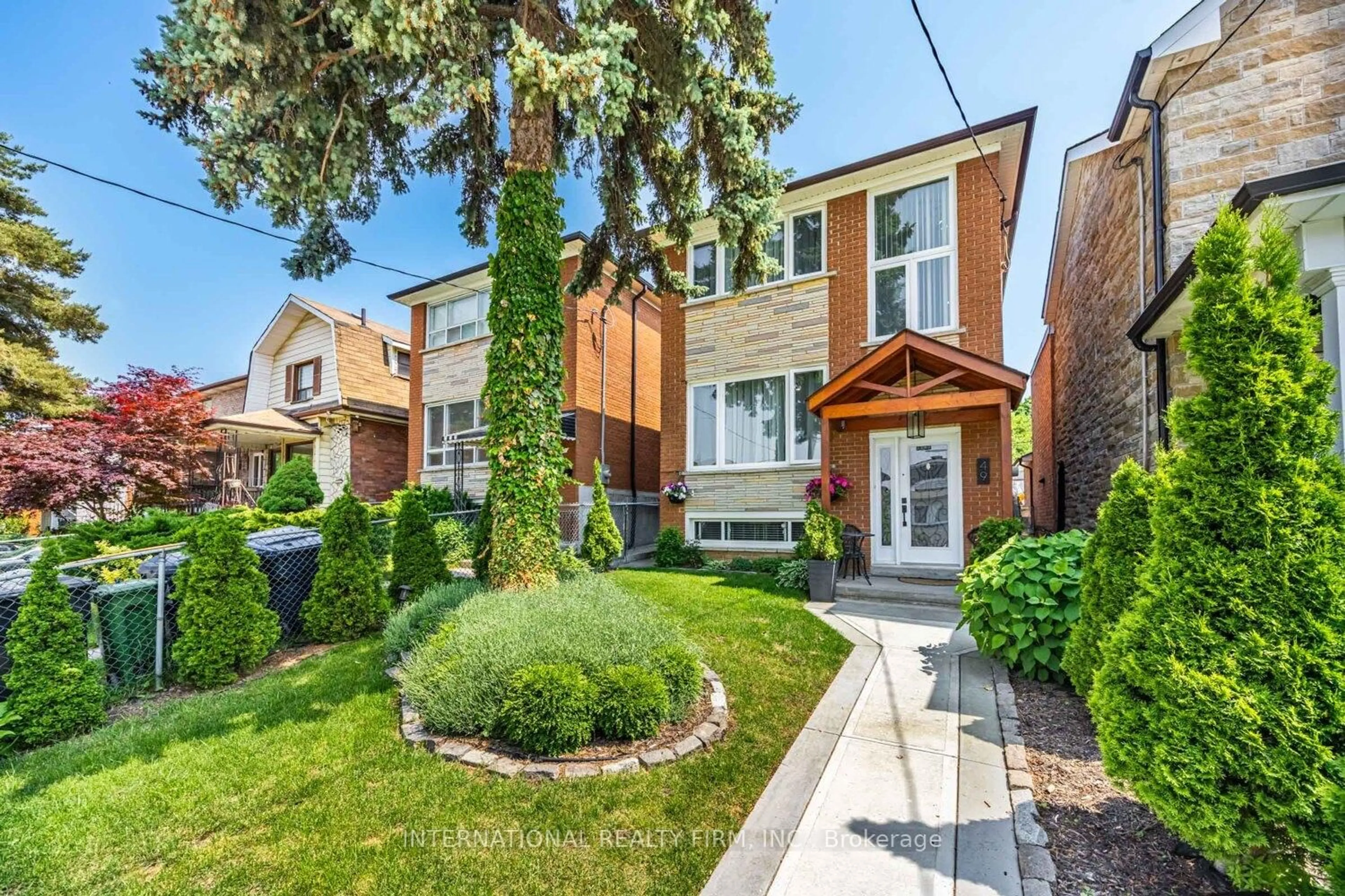 Home with brick exterior material, street for 49 Lapp St, Toronto Ontario M6N 3W5