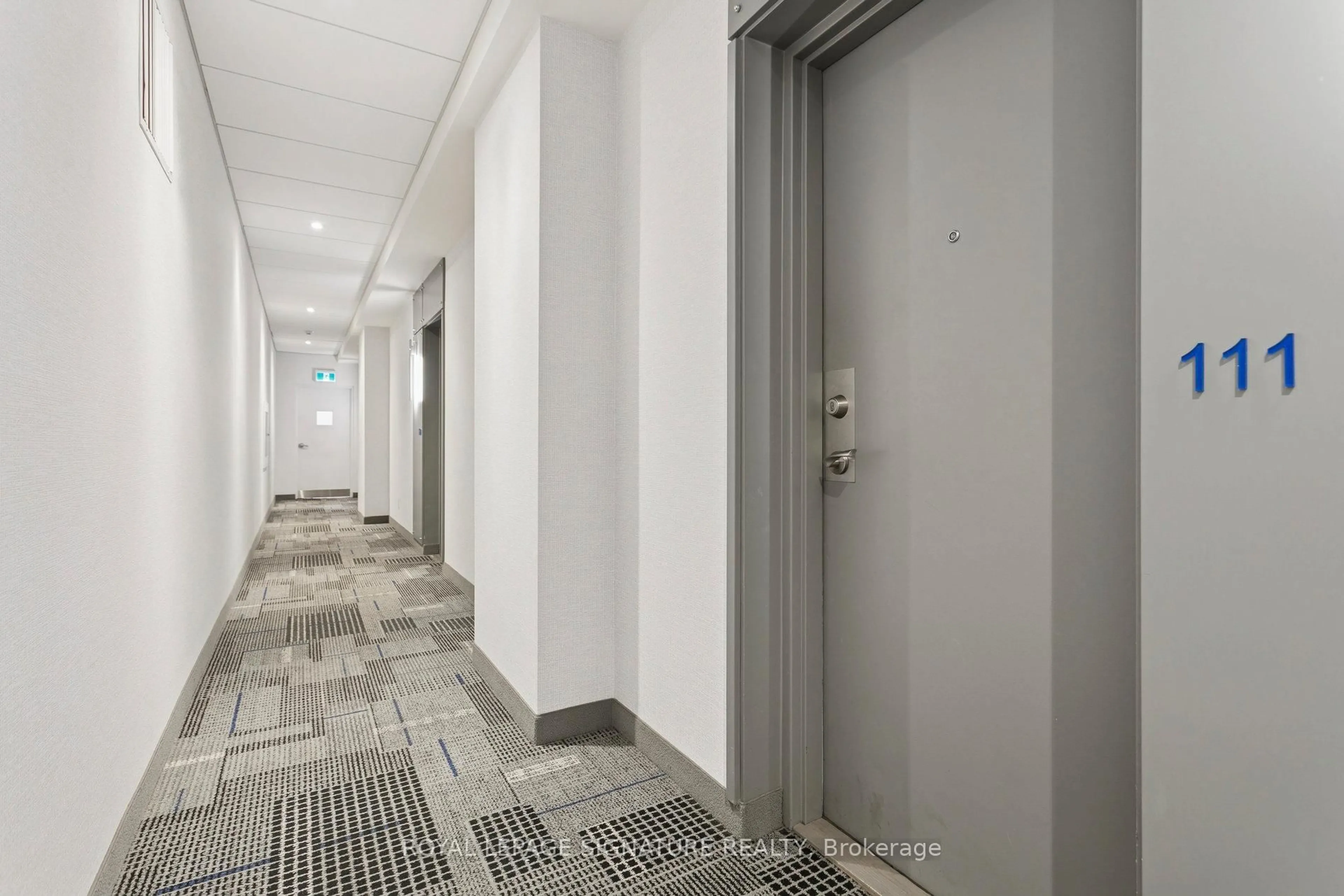Indoor foyer for 250 Manitoba St #111, Toronto Ontario M8Y 4G8