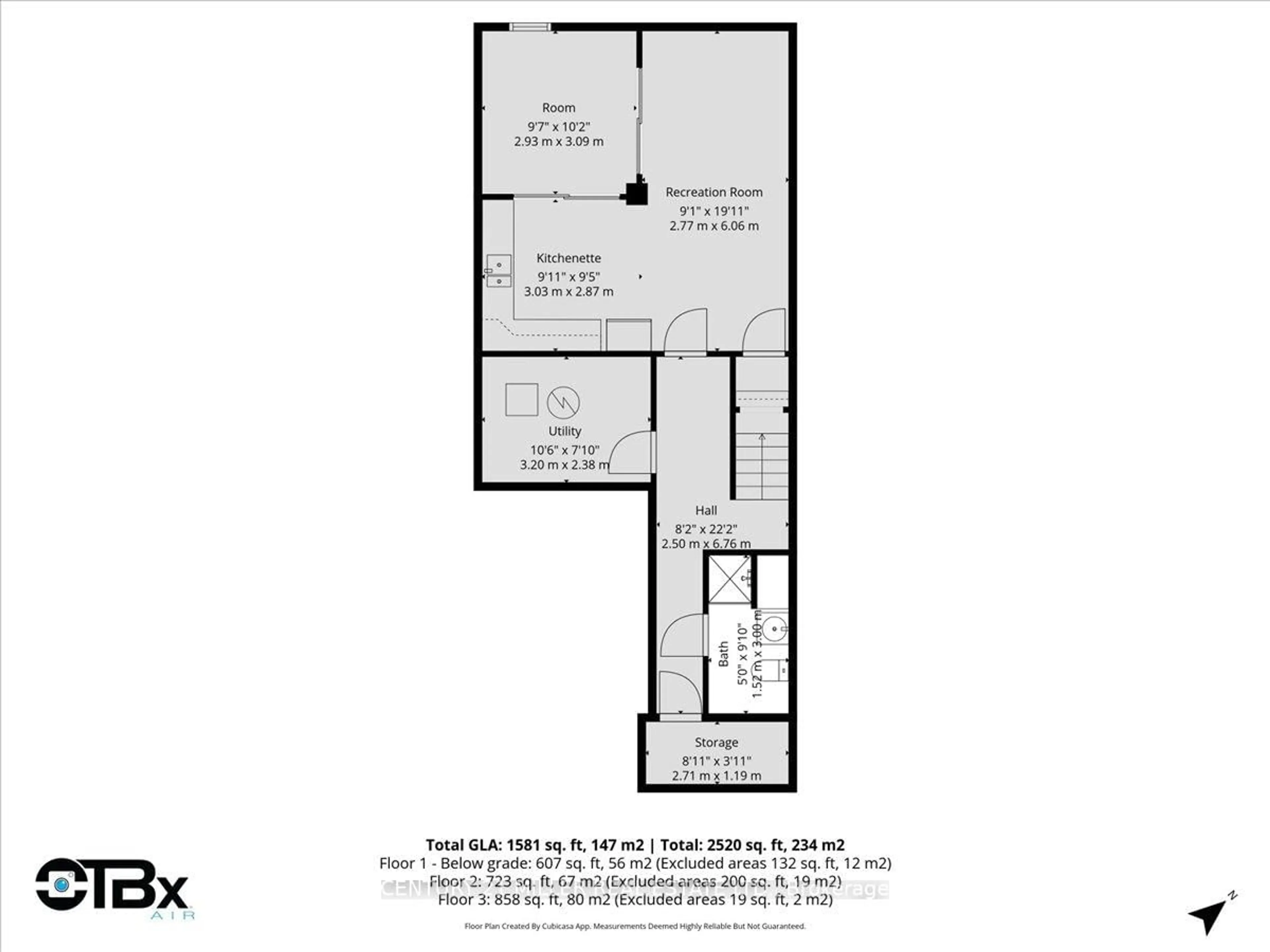 Floor plan for 1019 North Shore Blvd #8, Burlington Ontario L7T 1X8