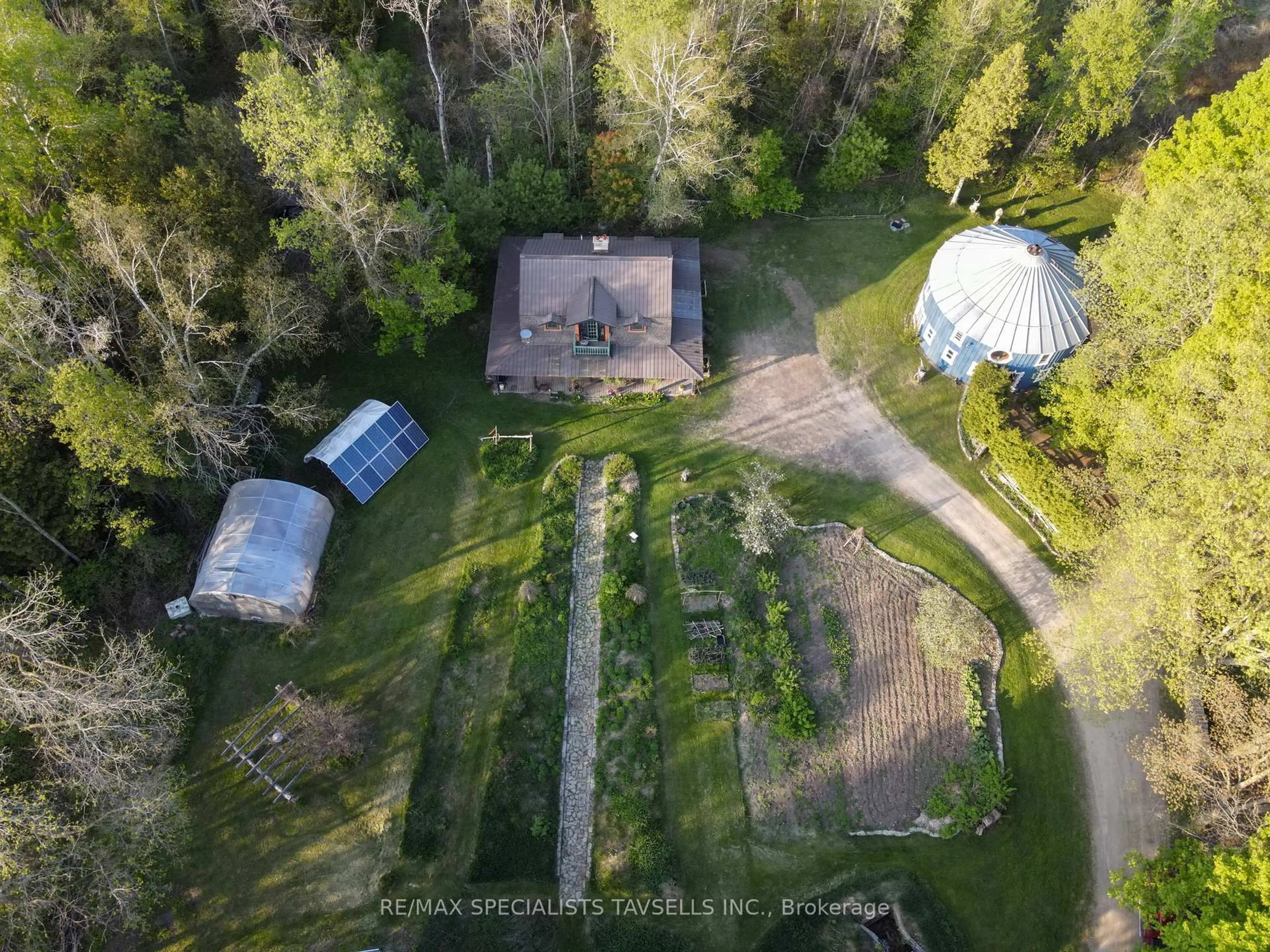 A pic from outside/outdoor area/front of a property/back of a property/a pic from drone, forest/trees view for 15993 Kennedy Rd, Caledon Ontario L7C 2H8