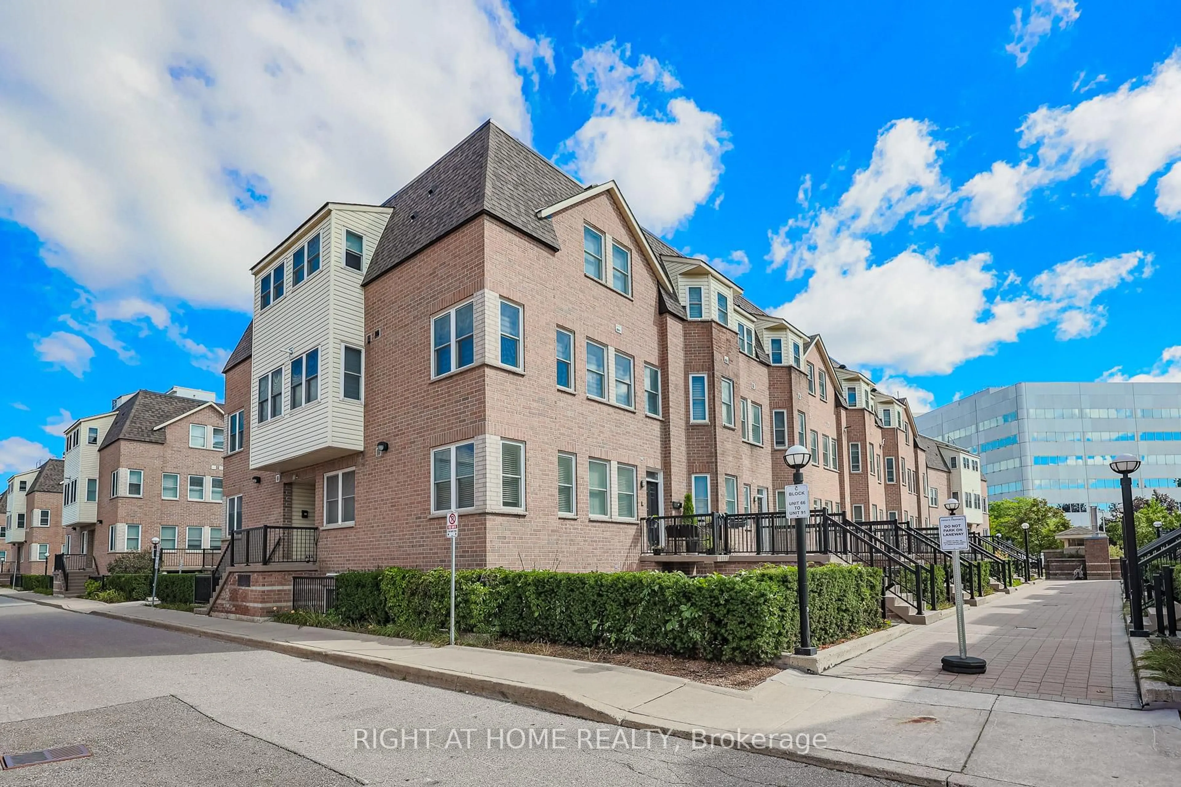 A pic from outside/outdoor area/front of a property/back of a property/a pic from drone, street for 760 Lawrence Ave #78, Toronto Ontario M6A 3E7