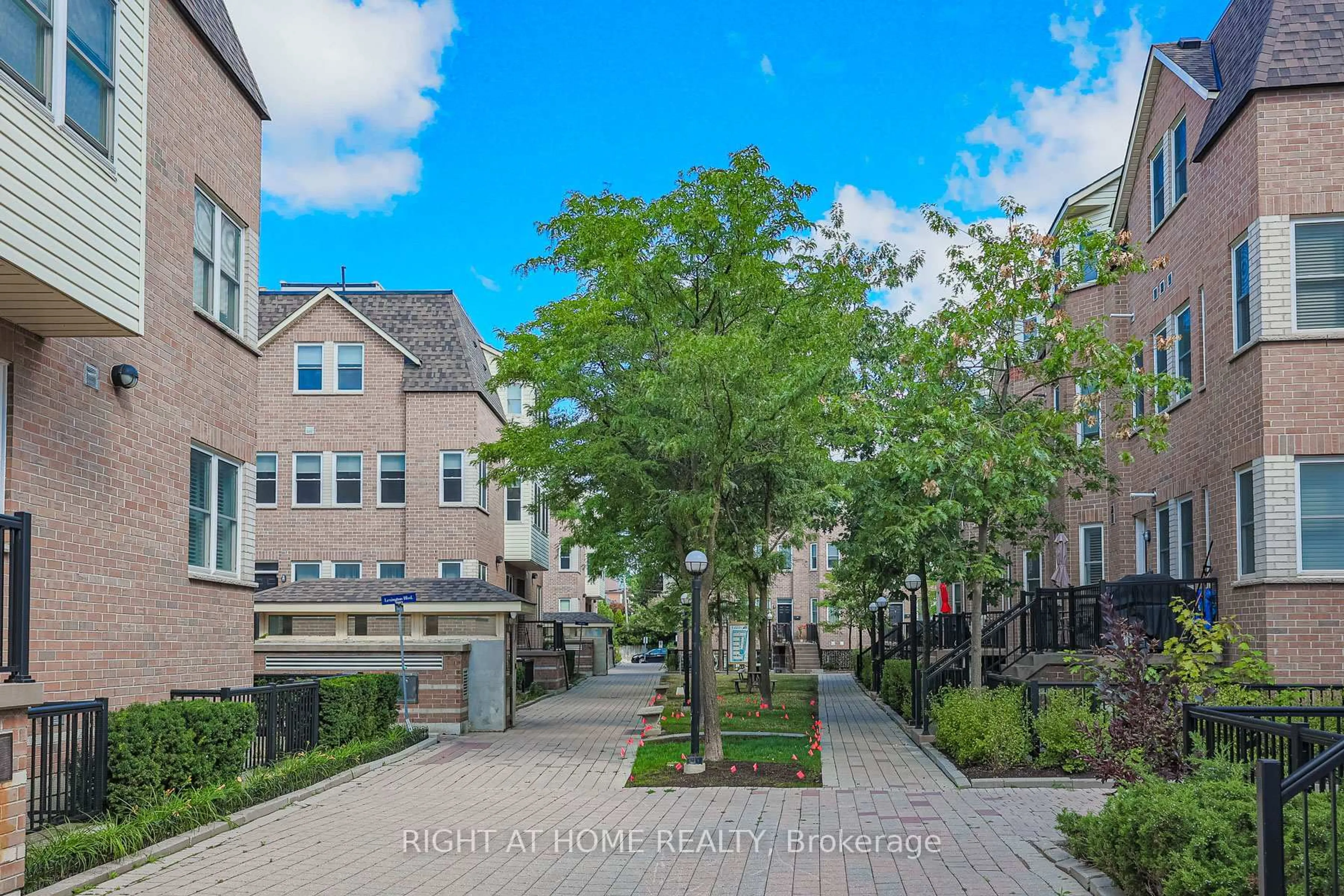 A pic from outside/outdoor area/front of a property/back of a property/a pic from drone, street for 760 Lawrence Ave #78, Toronto Ontario M6A 3E7