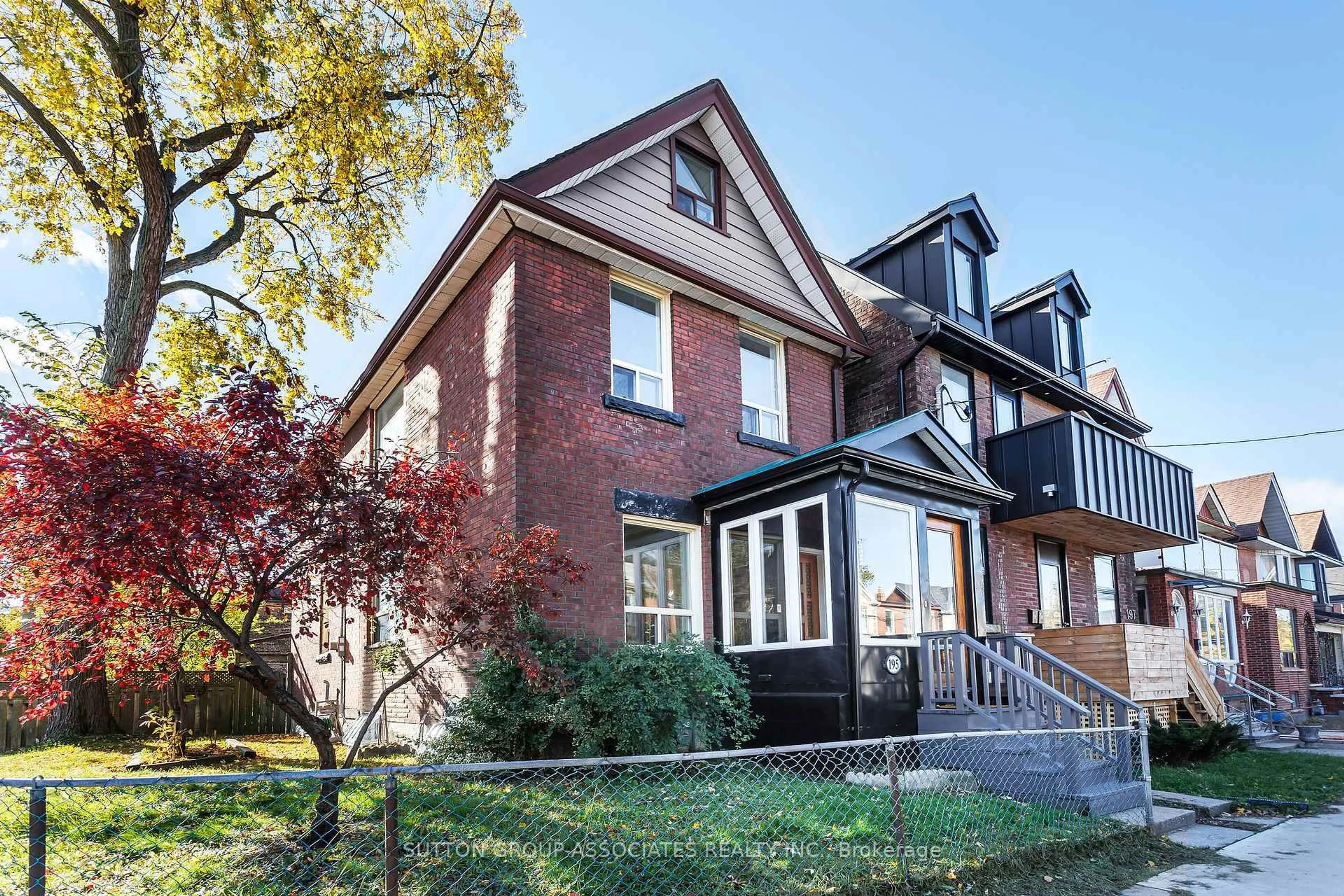 Home with brick exterior material, street for 195 Hallam St, Toronto Ontario M6H 1X6