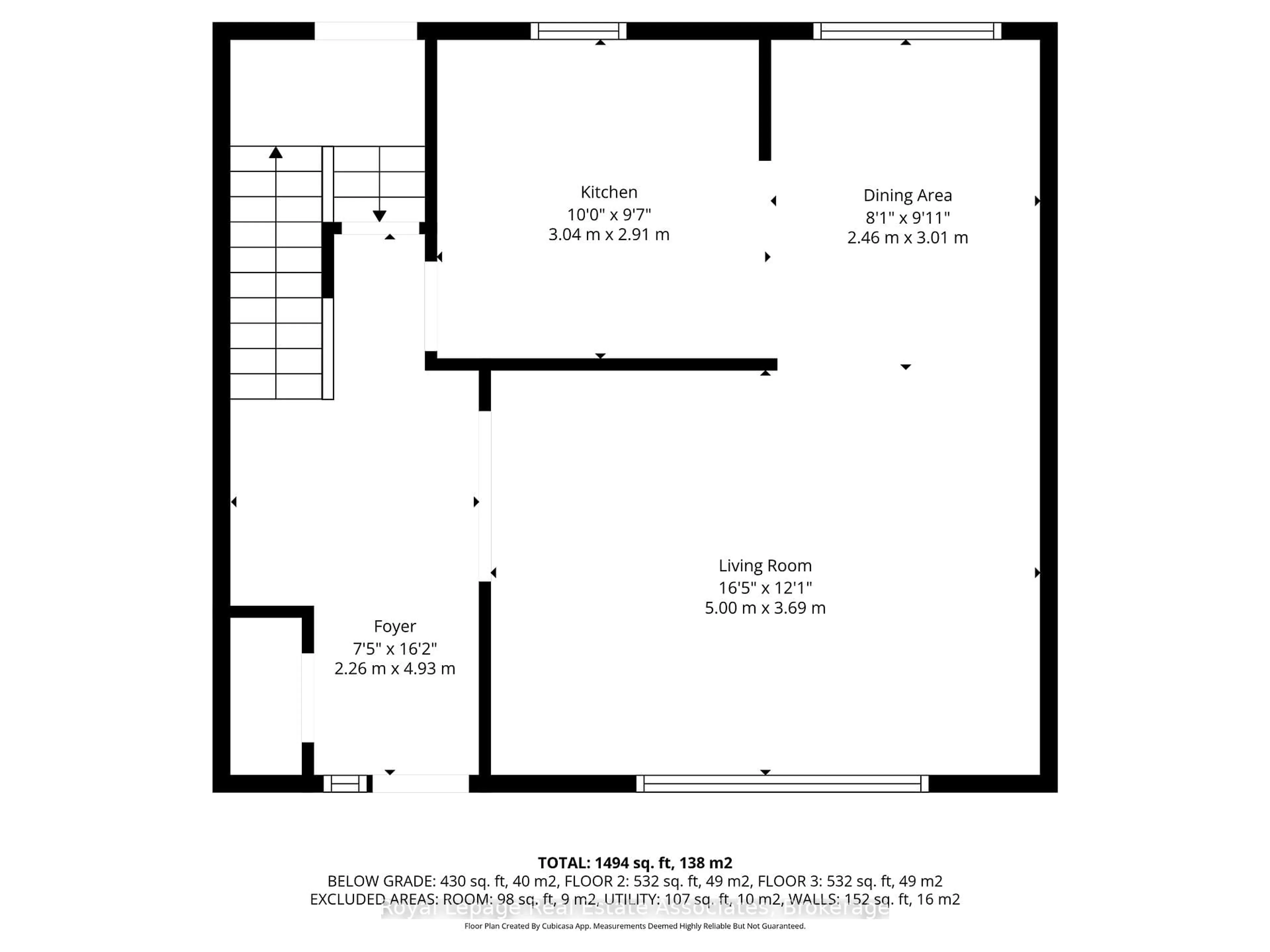 Floor plan for 3032 Keele St, Toronto Ontario M3M 2H4