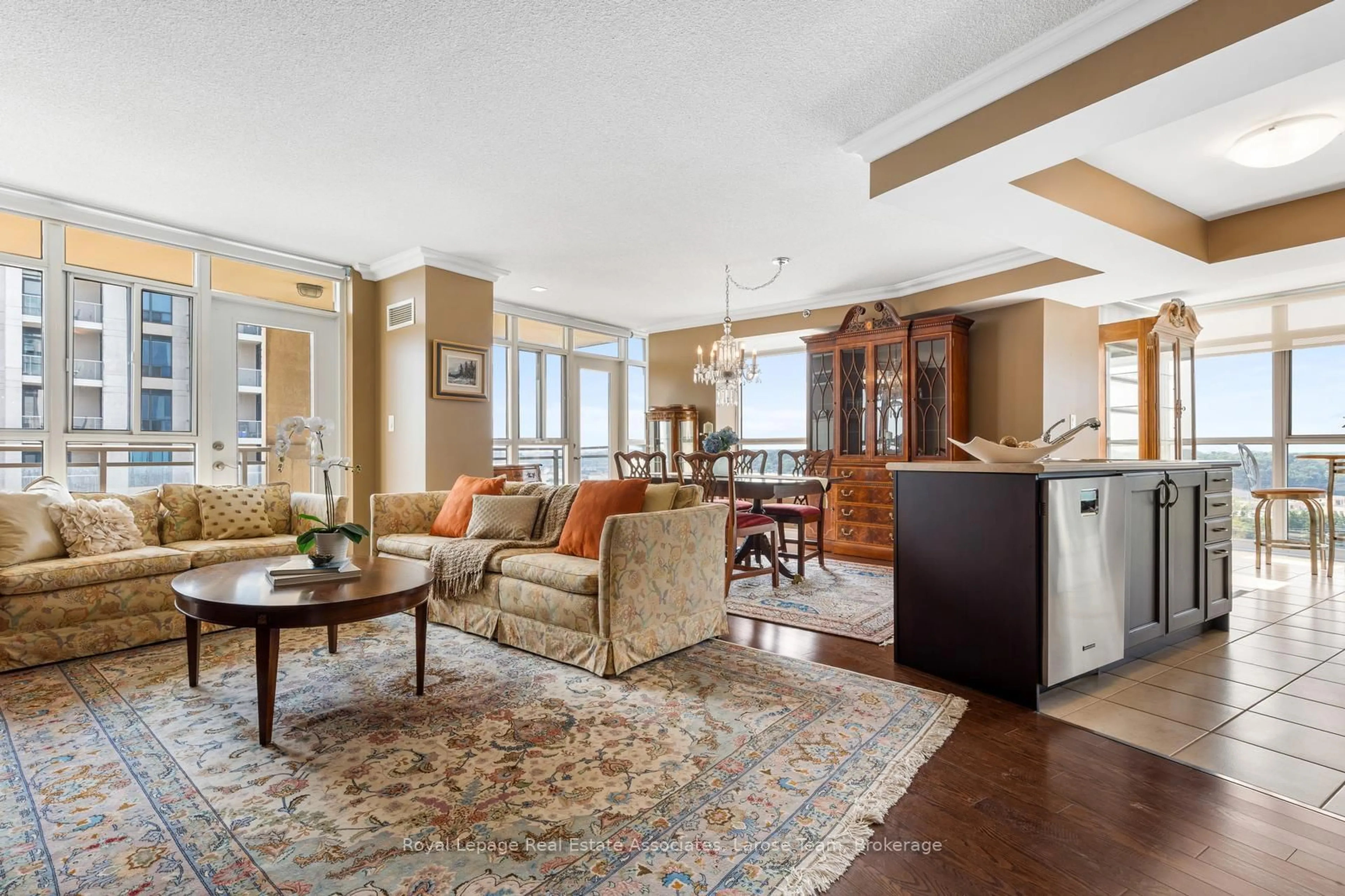 Living room with furniture, unknown for 3 Marine Parade Dr #1606, Toronto Ontario M8V 3Z5