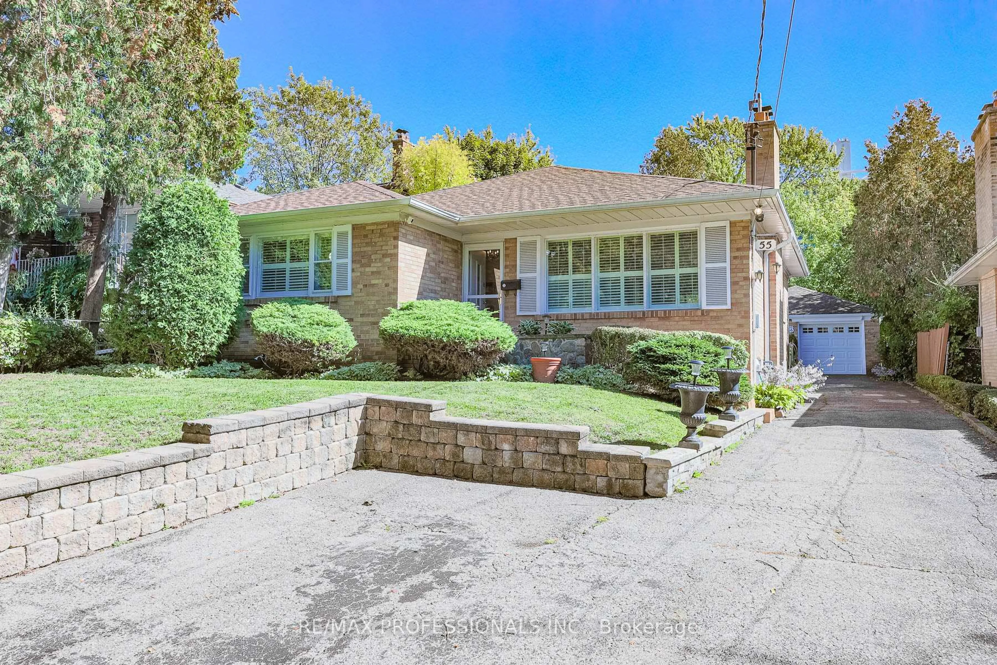 Home with brick exterior material, street for 55 Old Burnhamthorpe Rd, Toronto Ontario M9C 3J6