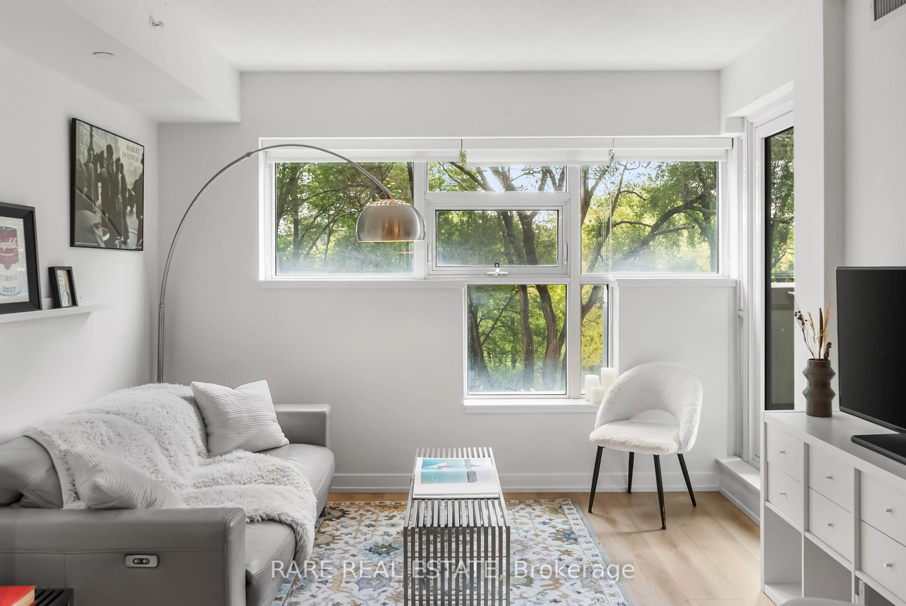 Living room with furniture, unknown for 2220 Lake Shore Blvd #301, Toronto Ontario M8V 0C1