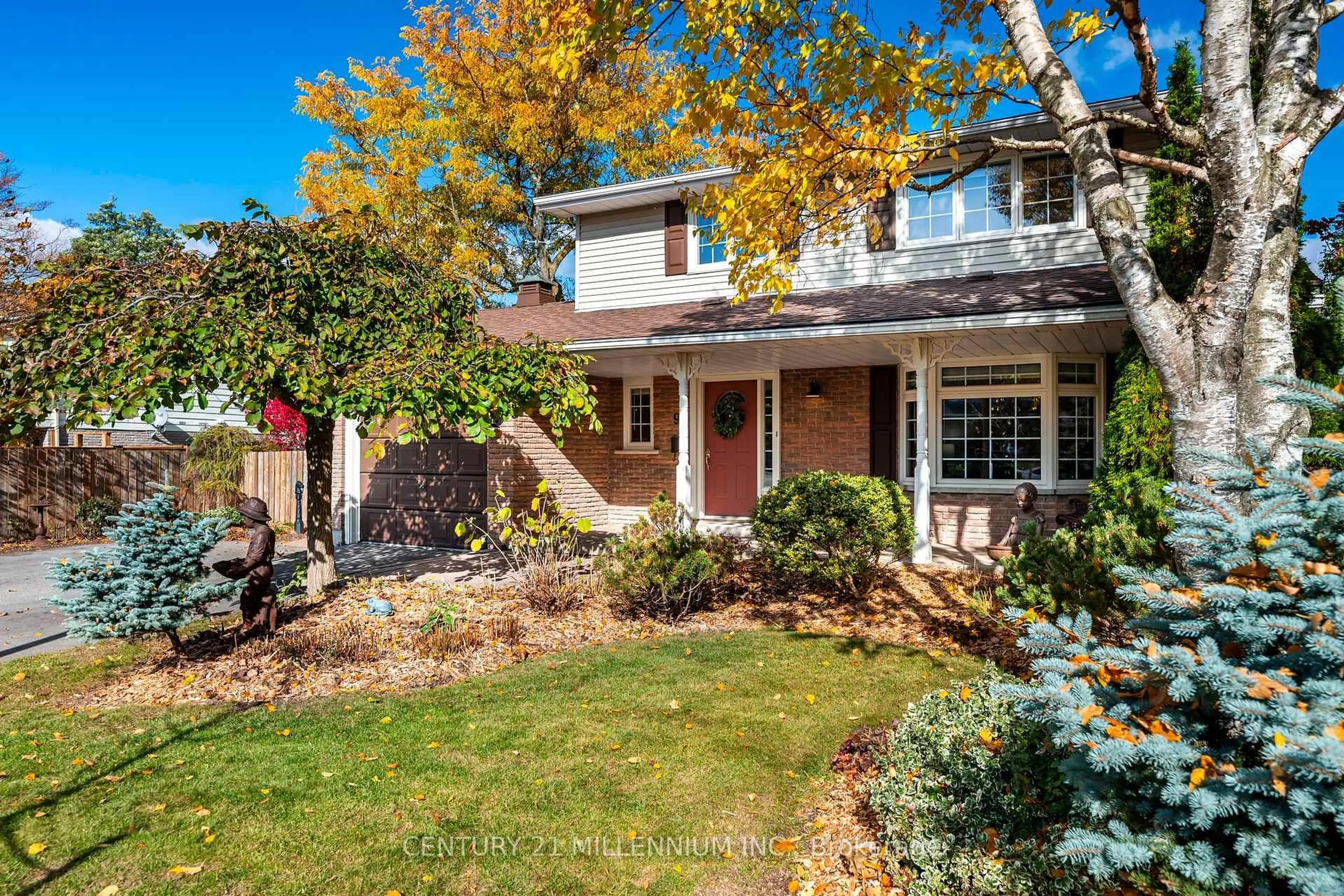 Home with brick exterior material, street for 9 Erindale Ave, Orangeville Ontario L9W 2V8