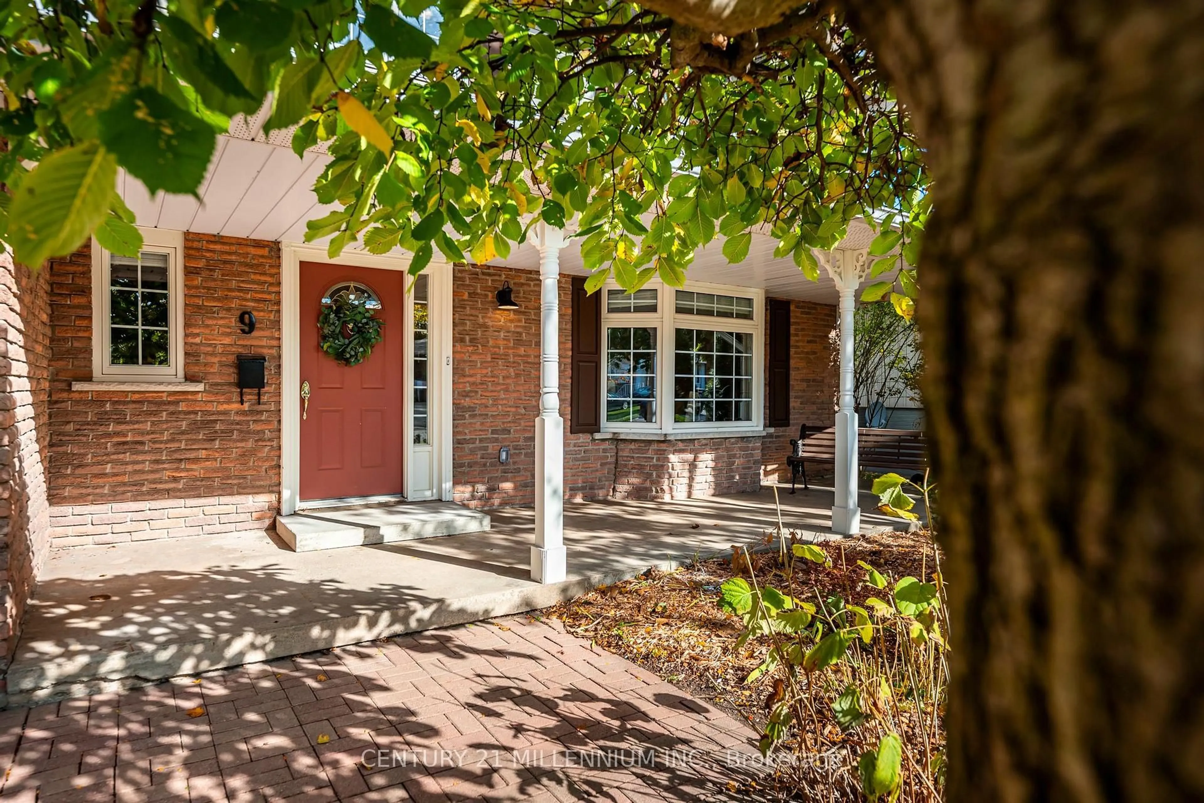 Home with brick exterior material, street for 9 Erindale Ave, Orangeville Ontario L9W 2V8