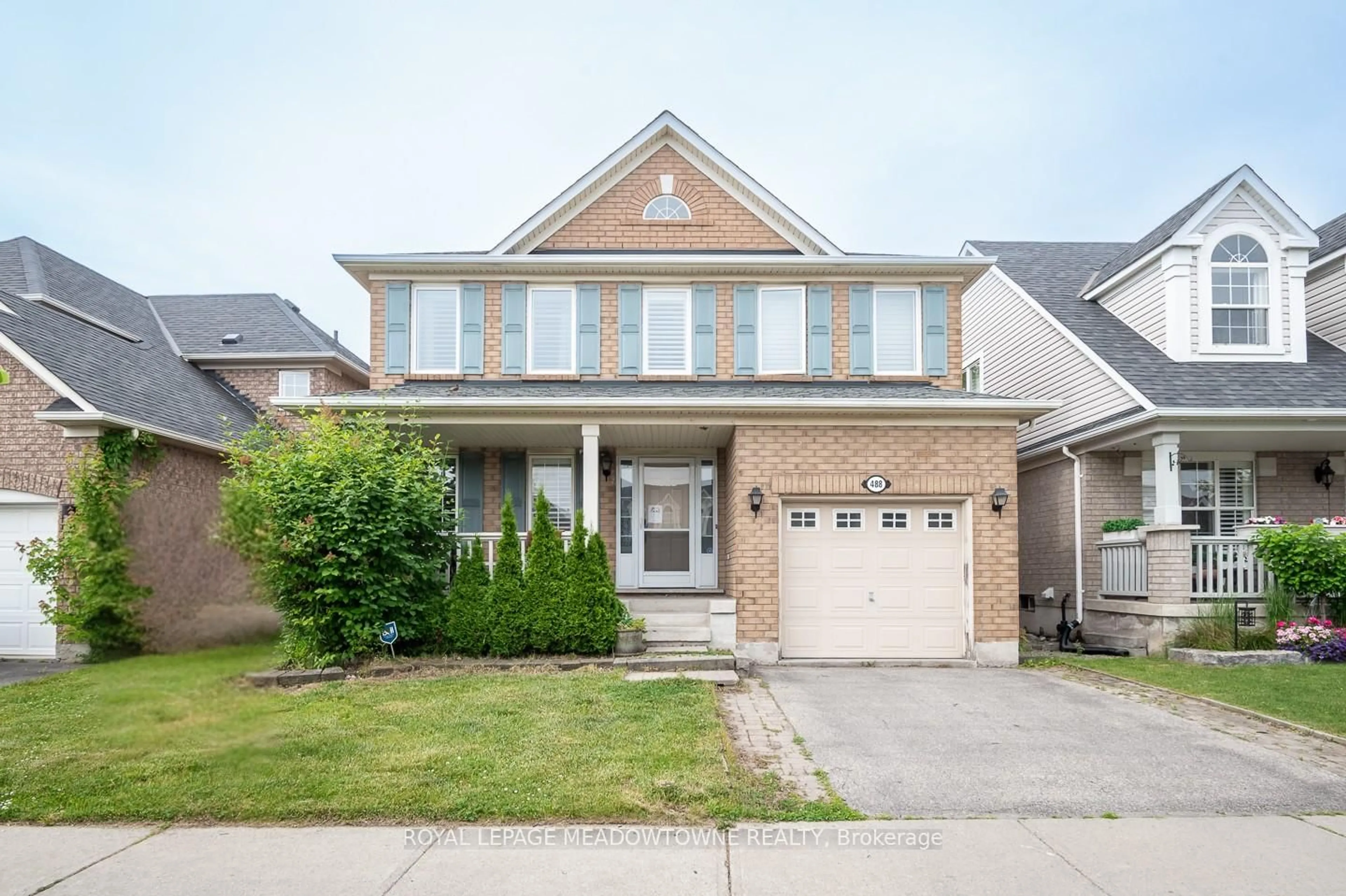 Home with brick exterior material, street for 488 Trudeau Dr, Milton Ontario L9T 5K1