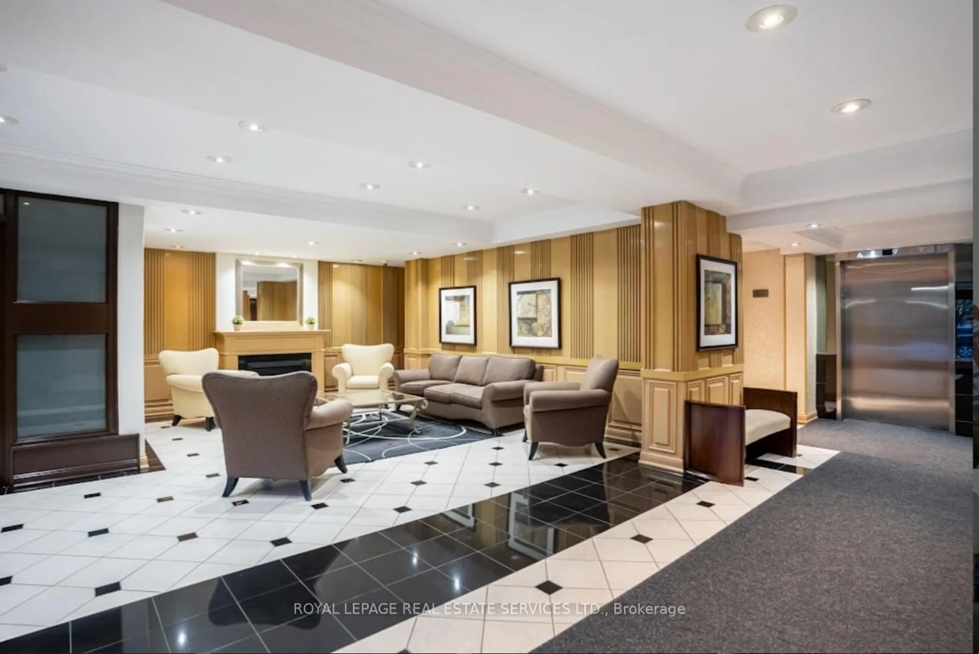 Lobby for 22 Southport St #536, Toronto Ontario M6S 4Y9