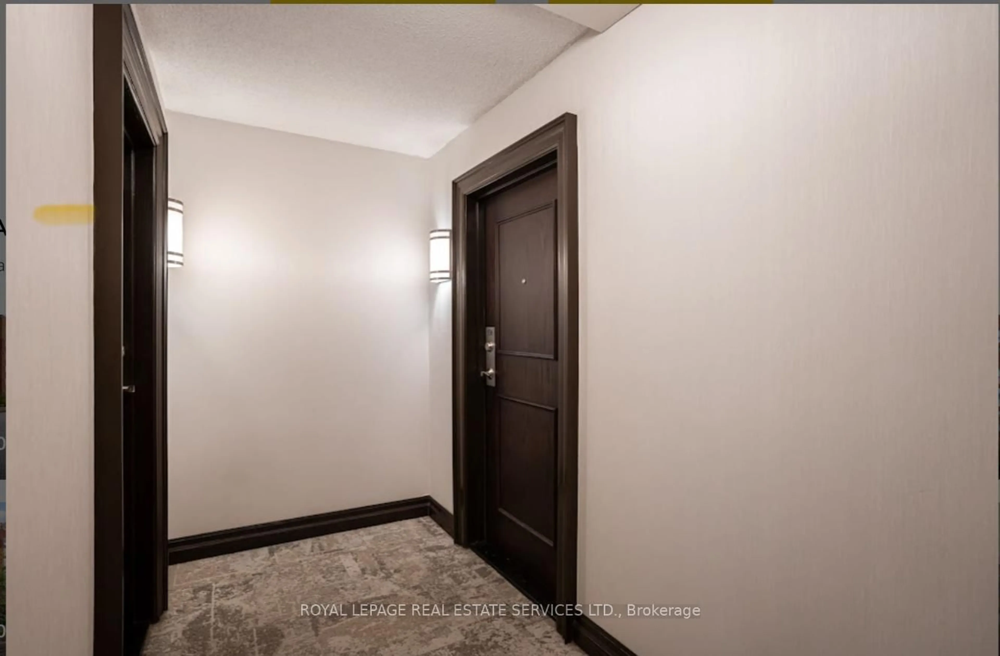 Indoor foyer for 22 Southport St #536, Toronto Ontario M6S 4Y9