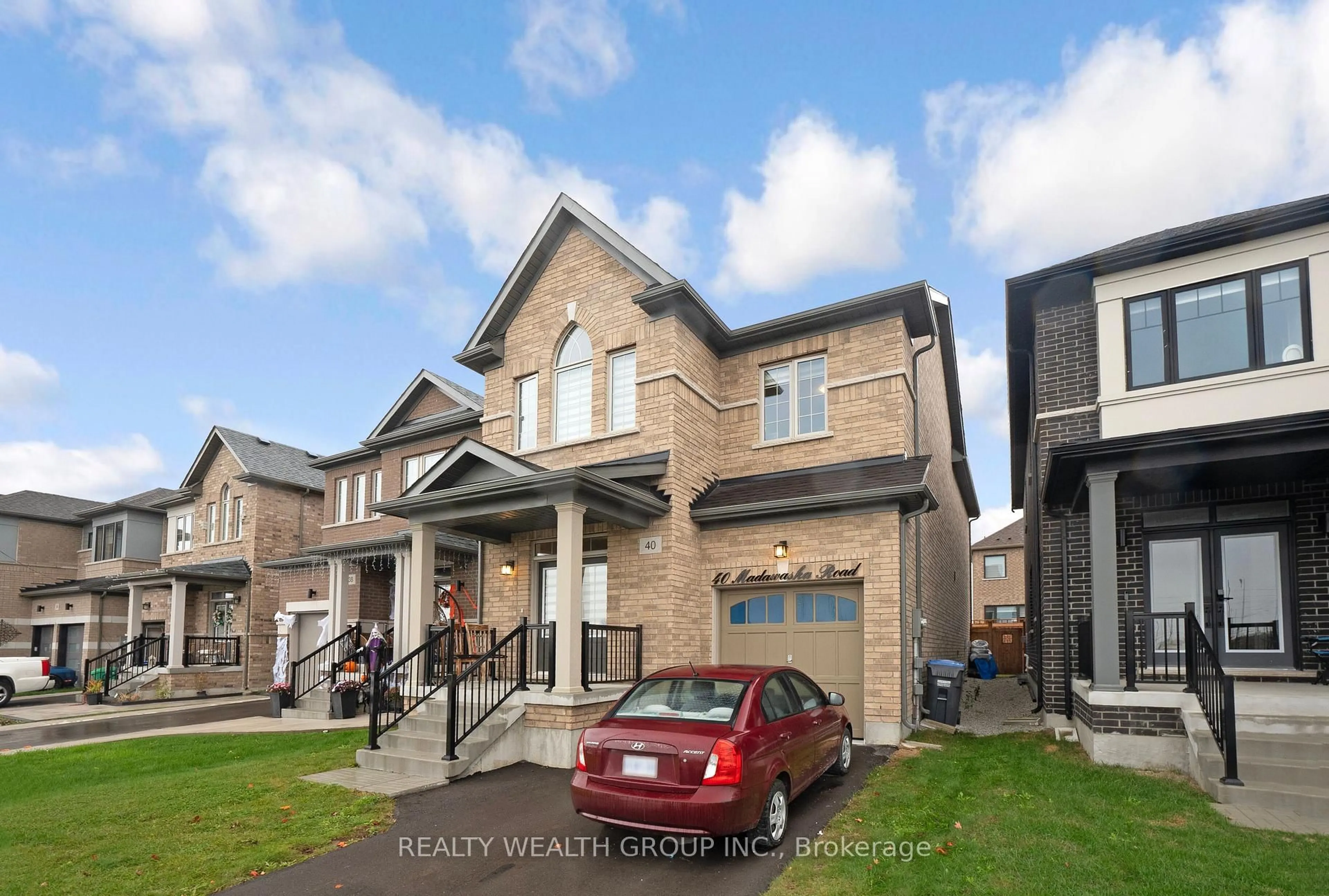 Home with brick exterior material, street for 40 Madawaksa Rd, Caledon Ontario L7C 1Z9