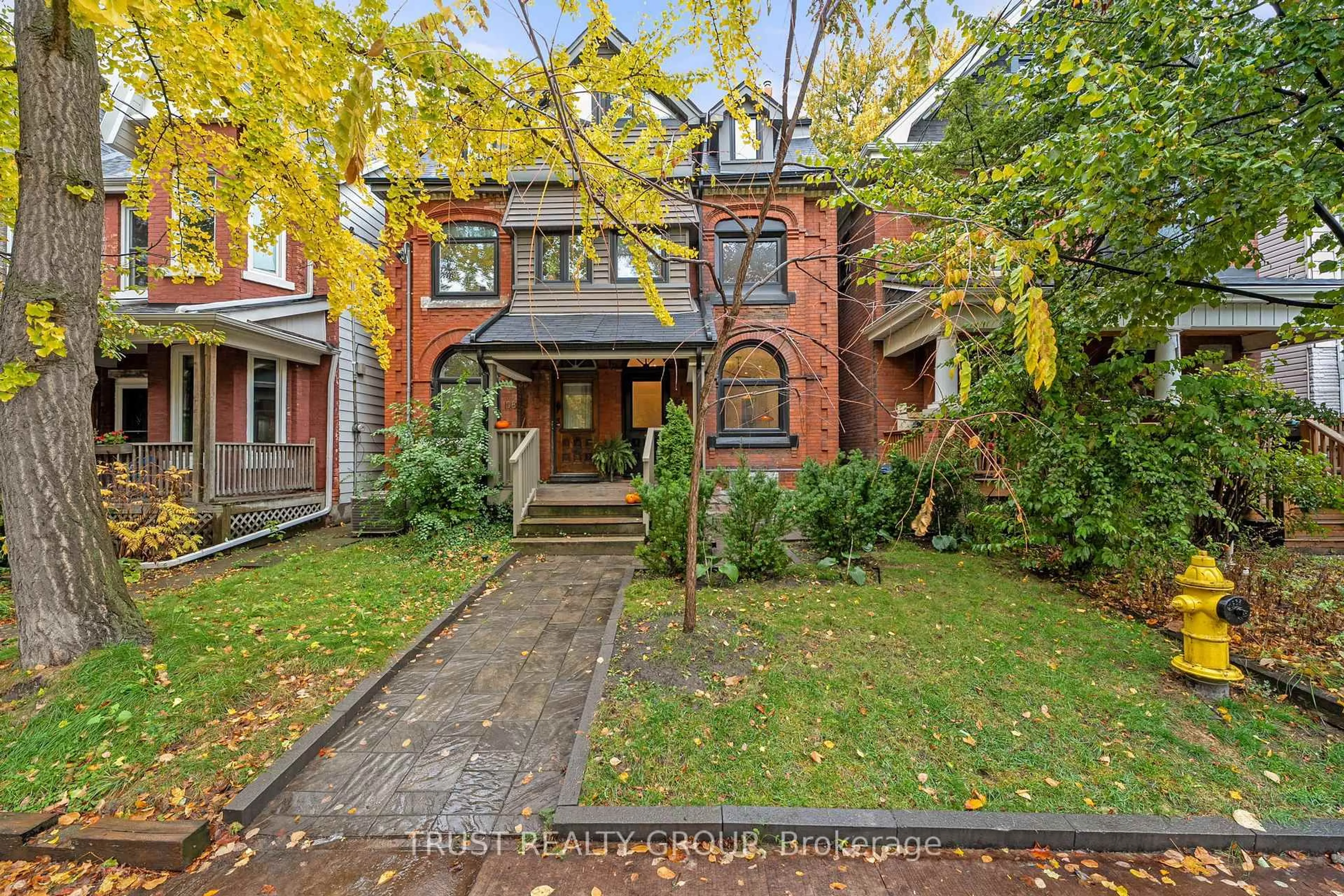 Home with brick exterior material, street for 106 Pearson Ave, Toronto Ontario M6R 1G5