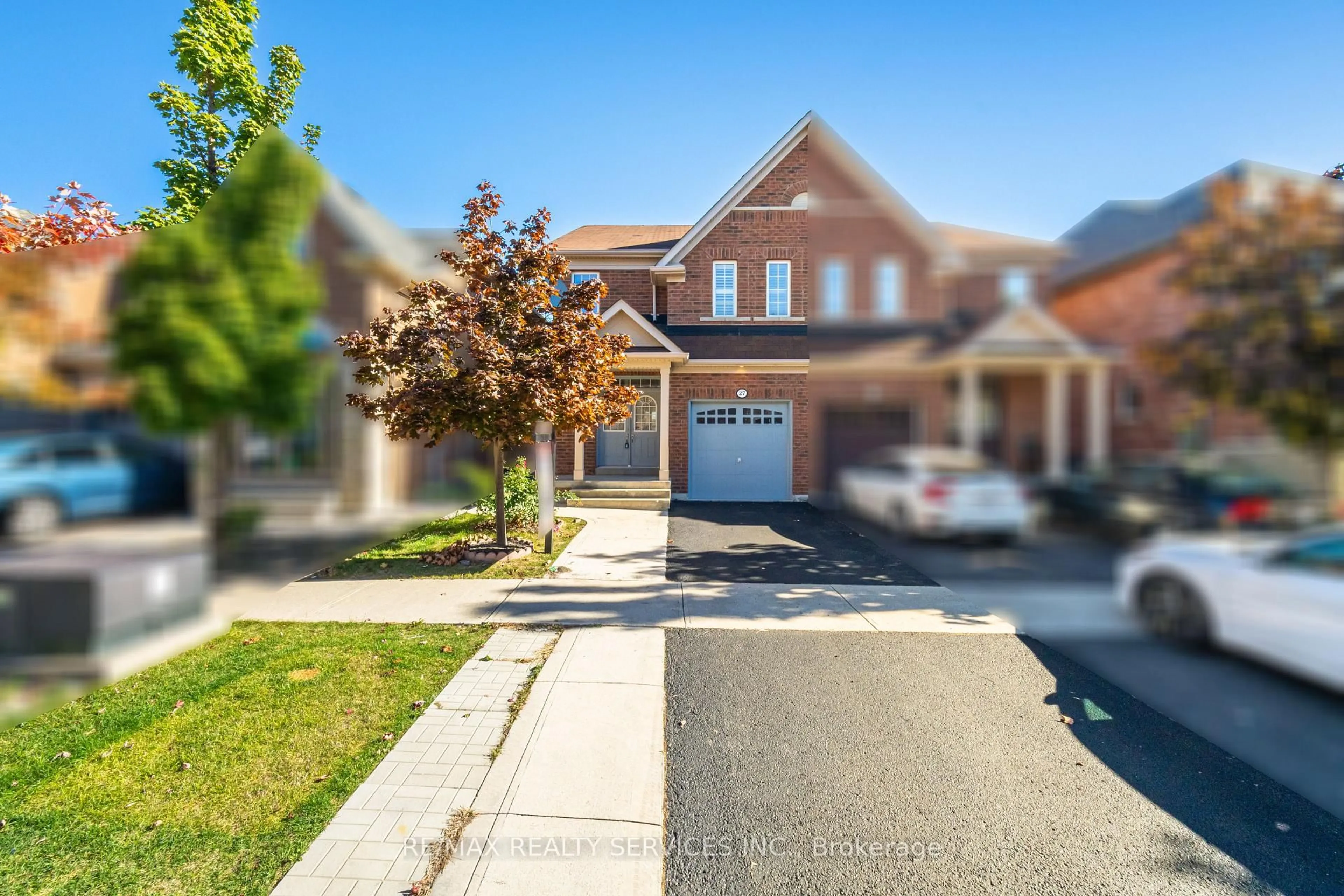 Home with brick exterior material, street for 27 Sussexvale Dr, Brampton Ontario L6R 3S1