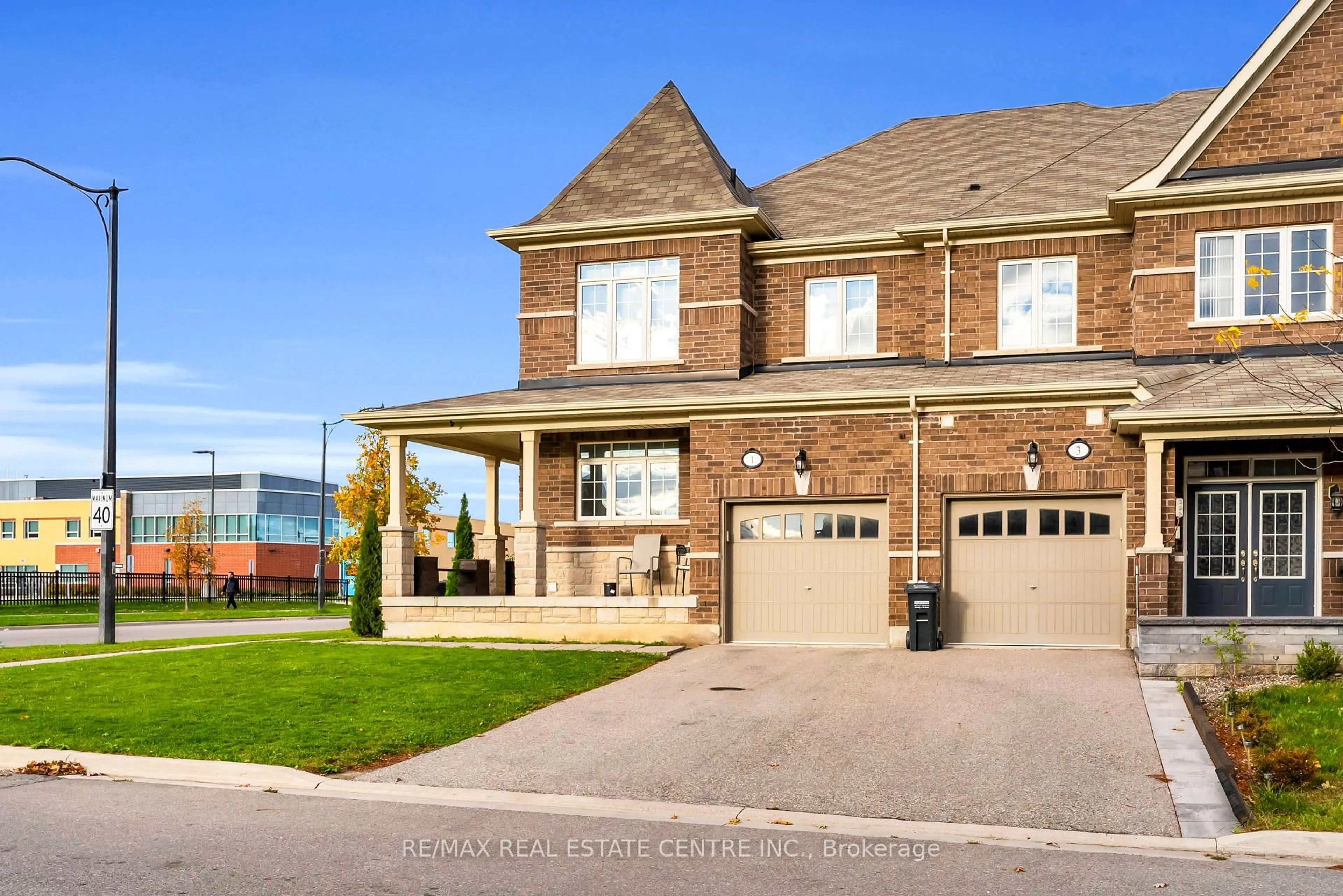 Home with brick exterior material, street for 1 Perdita Rd, Brampton Ontario L6Y 6B1