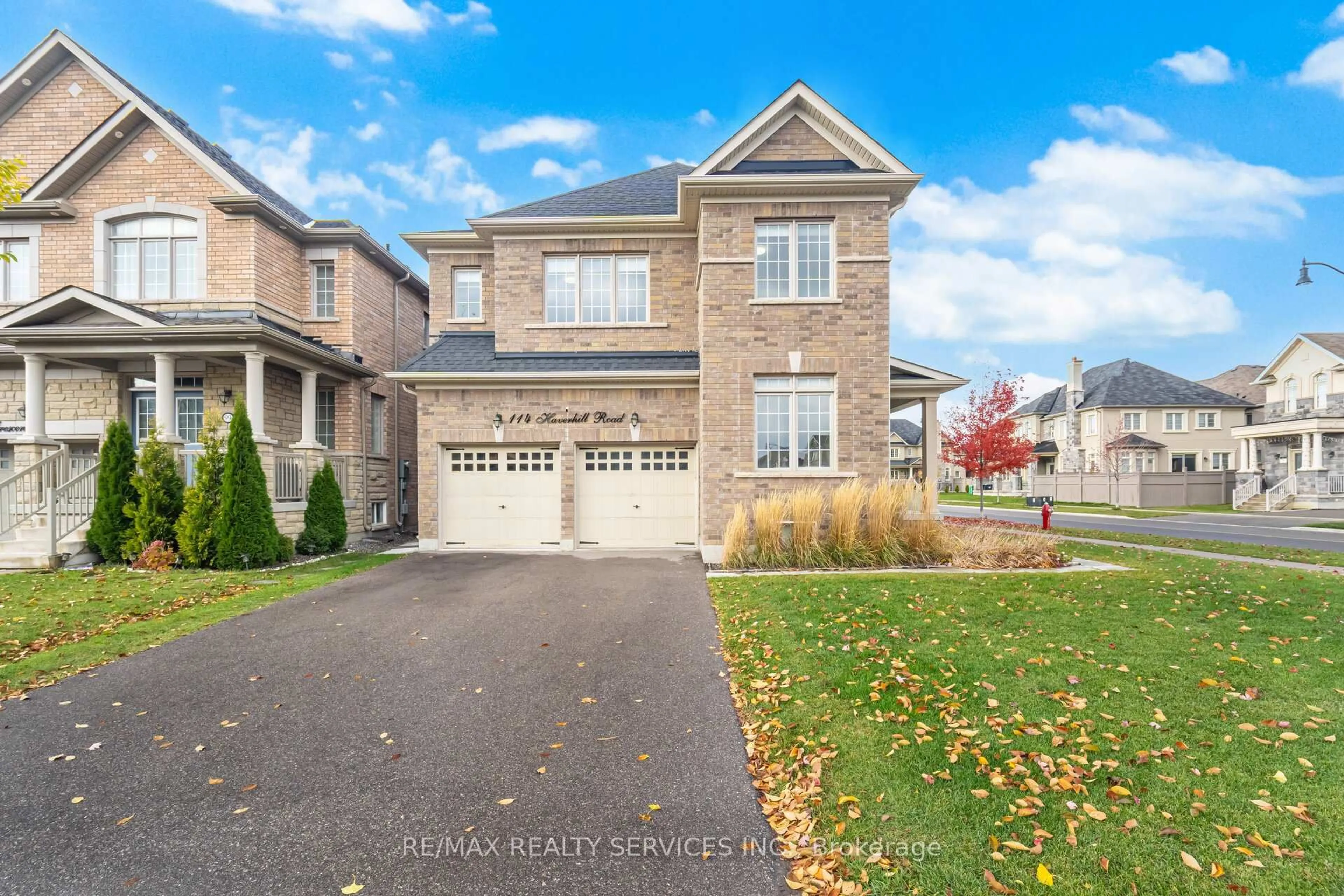 Home with brick exterior material, street for 114 Haverhill Rd, Brampton Ontario L6R 4A6