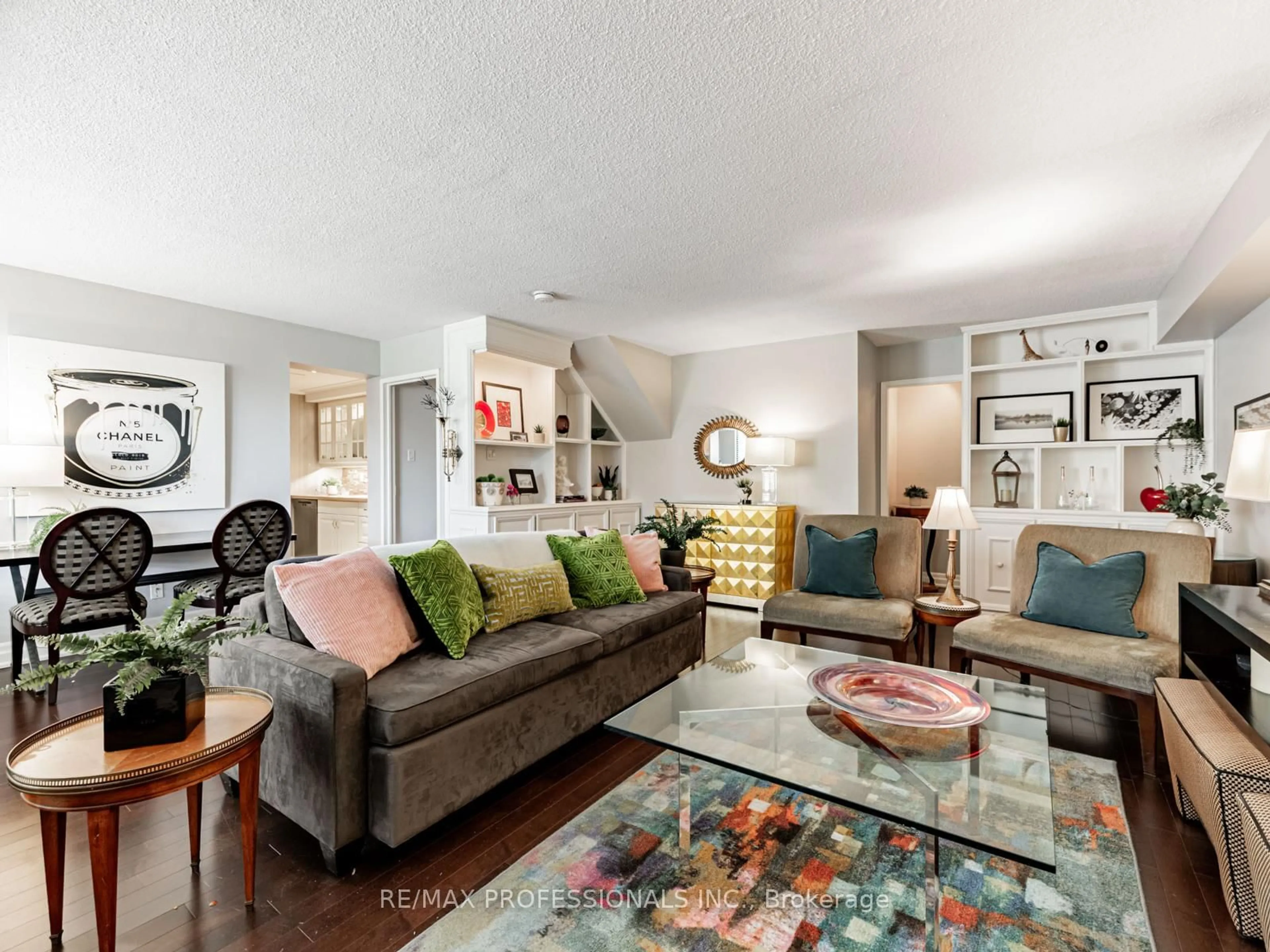 Living room with furniture, unknown for 300 Mill Rd #G17, Toronto Ontario M9C 4W7