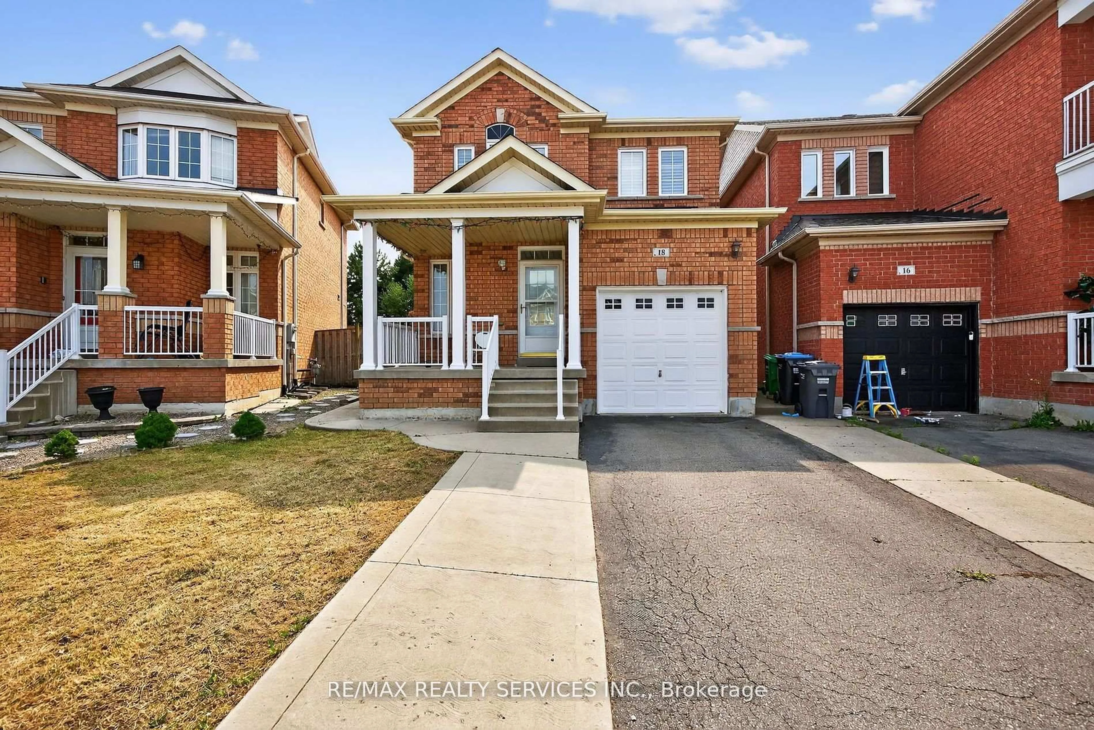 Home with brick exterior material, street for 18 Fishing Cres, Brampton Ontario L6V 4T4
