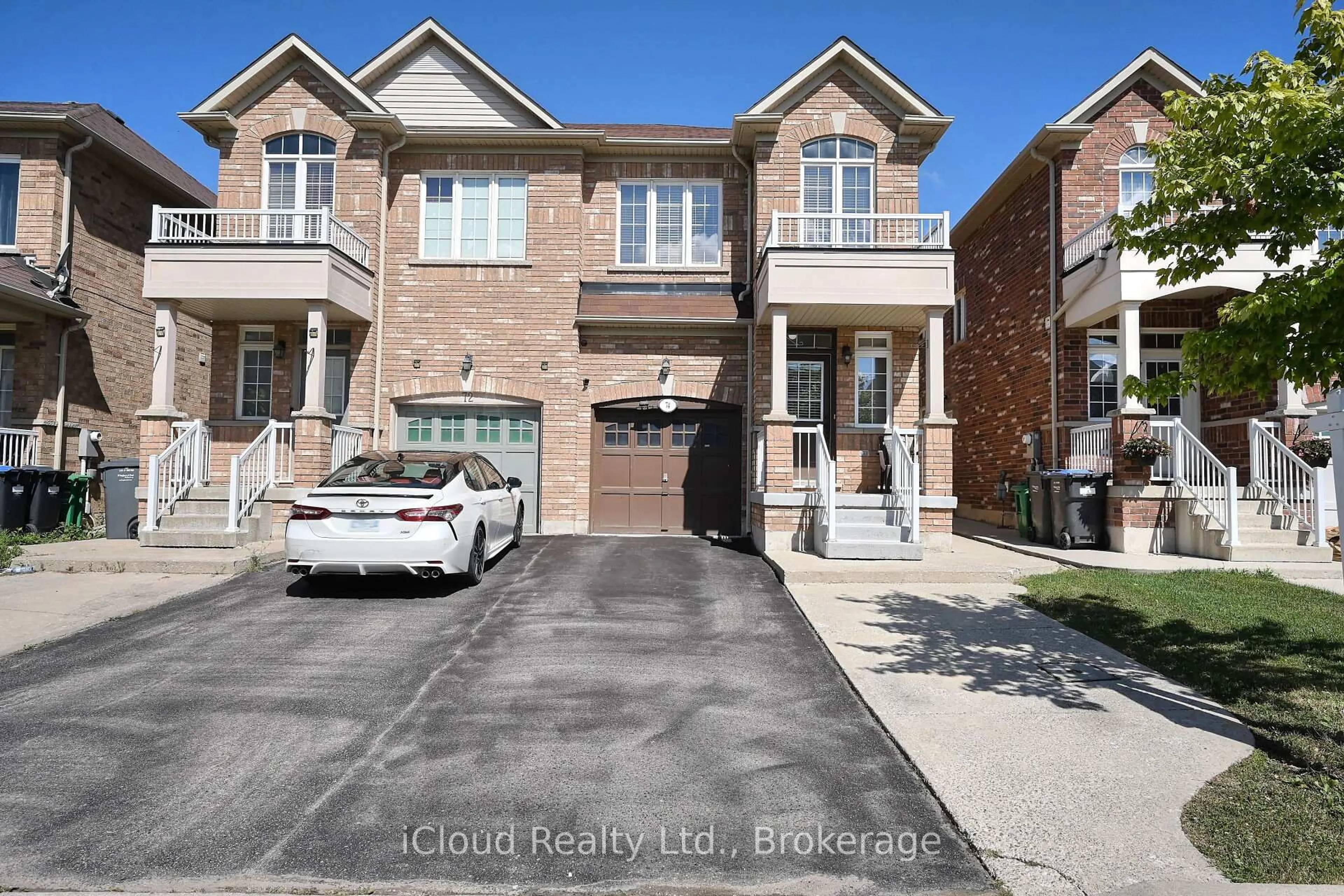 Home with brick exterior material, street for 74 Crumlin Cres, Brampton Ontario L6X 0Y3