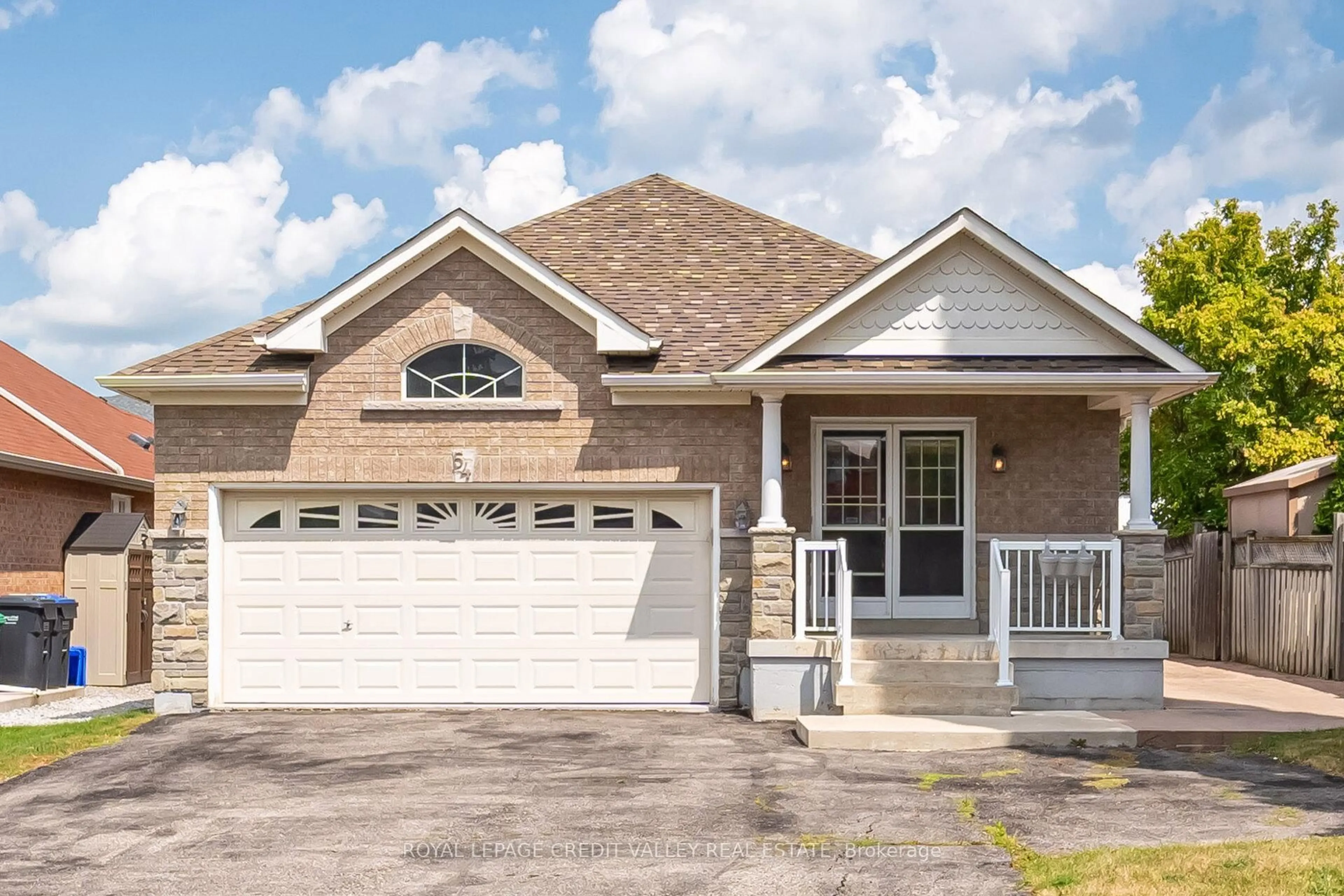 Home with brick exterior material, street for 54 Station Rd, Caledon Ontario L7E 1V1