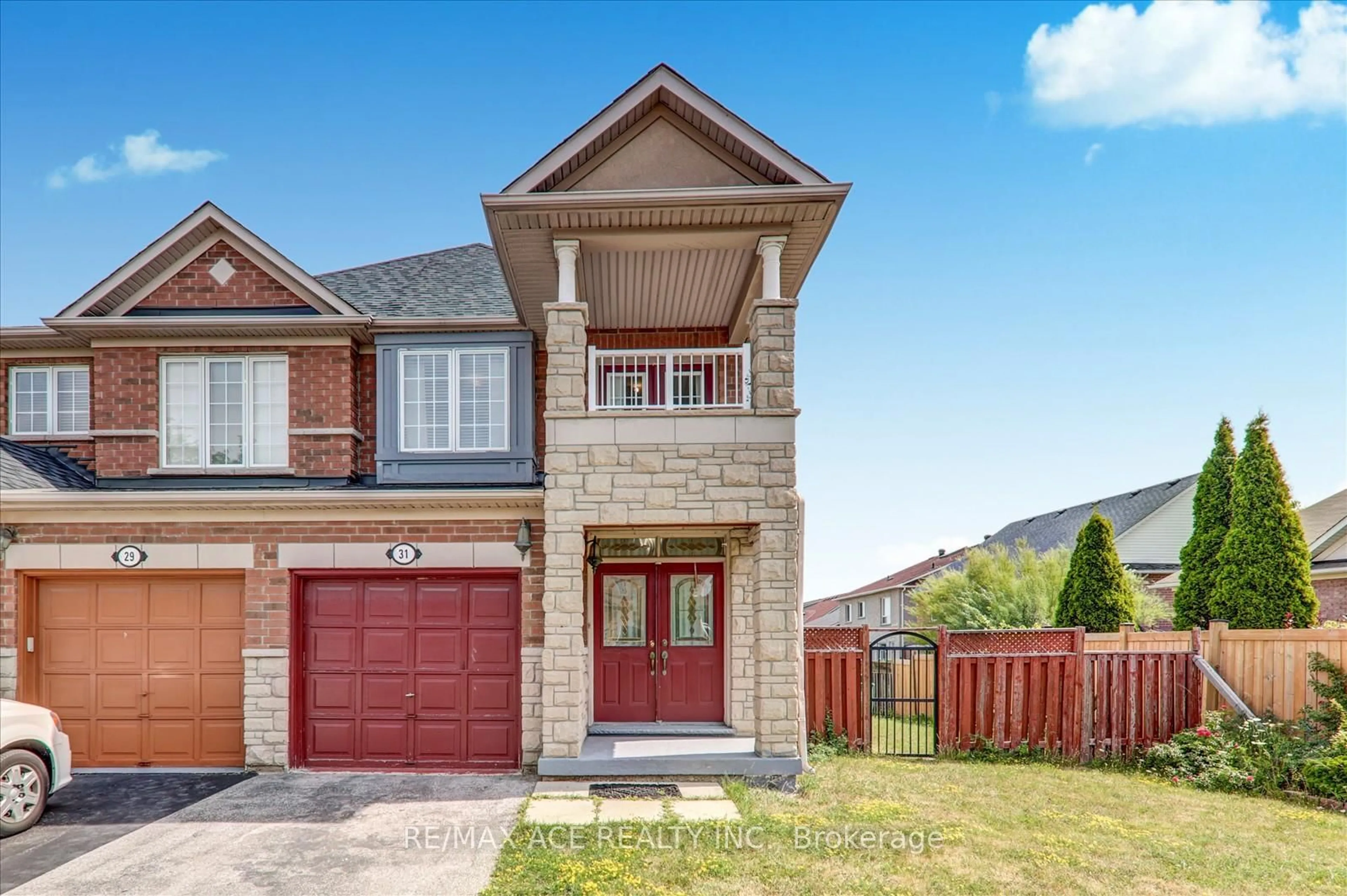Home with brick exterior material, street for 31 Cherryplum Way, Brampton Ontario L6S 6J4