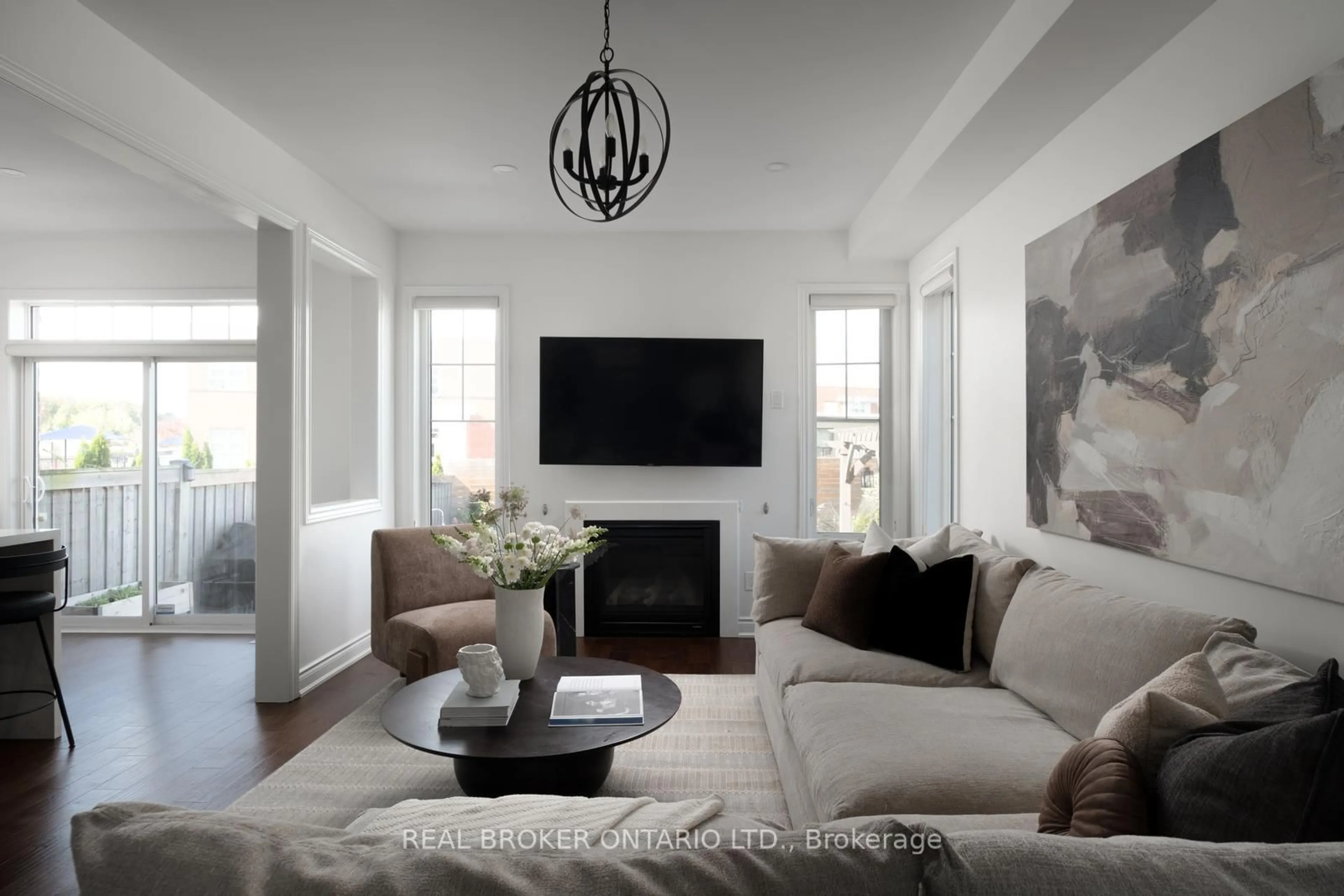 Living room with furniture, unknown for 40 Divinity Circ, Brampton Ontario L7A 3Y3