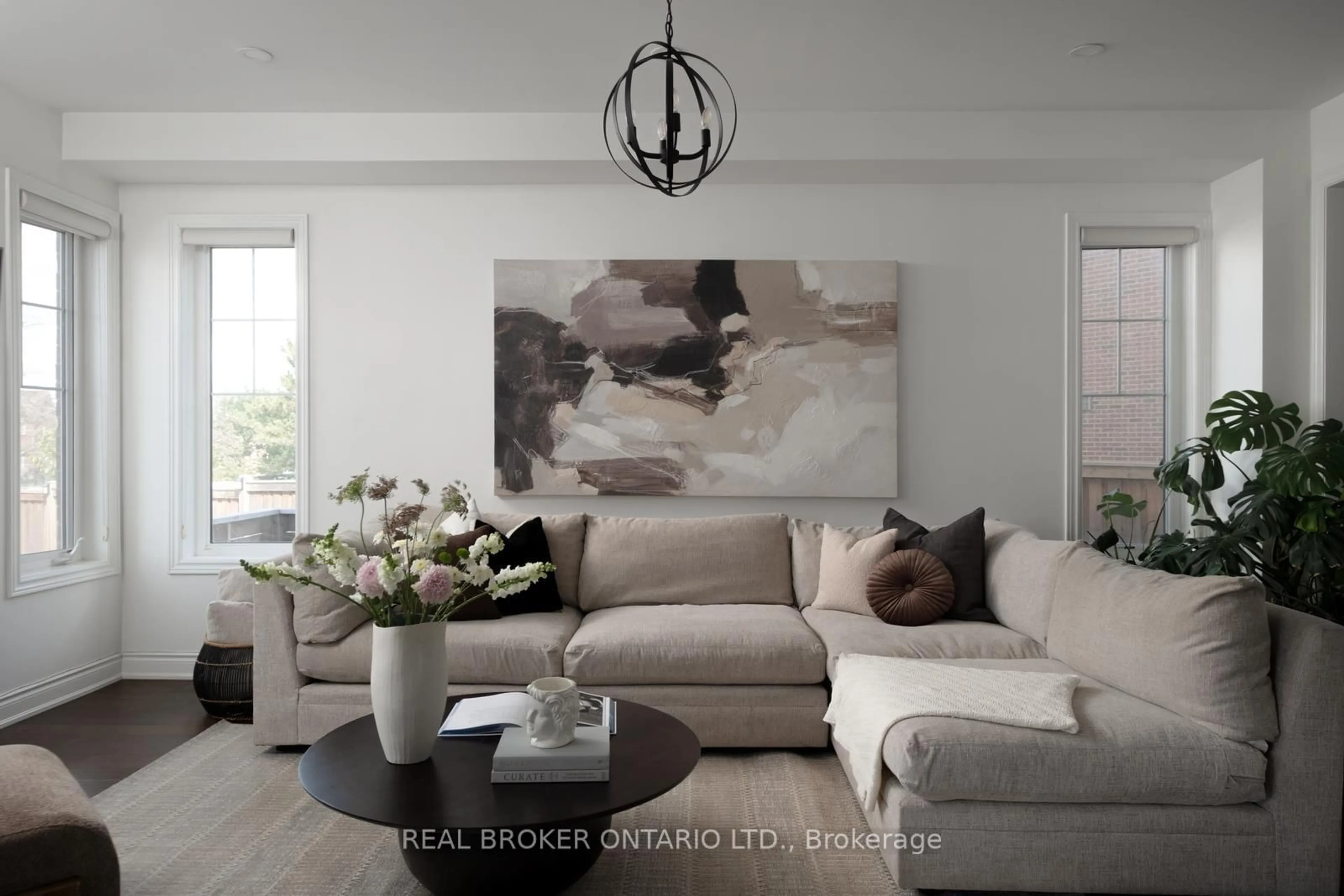 Living room with furniture, unknown for 40 Divinity Circ, Brampton Ontario L7A 3Y3