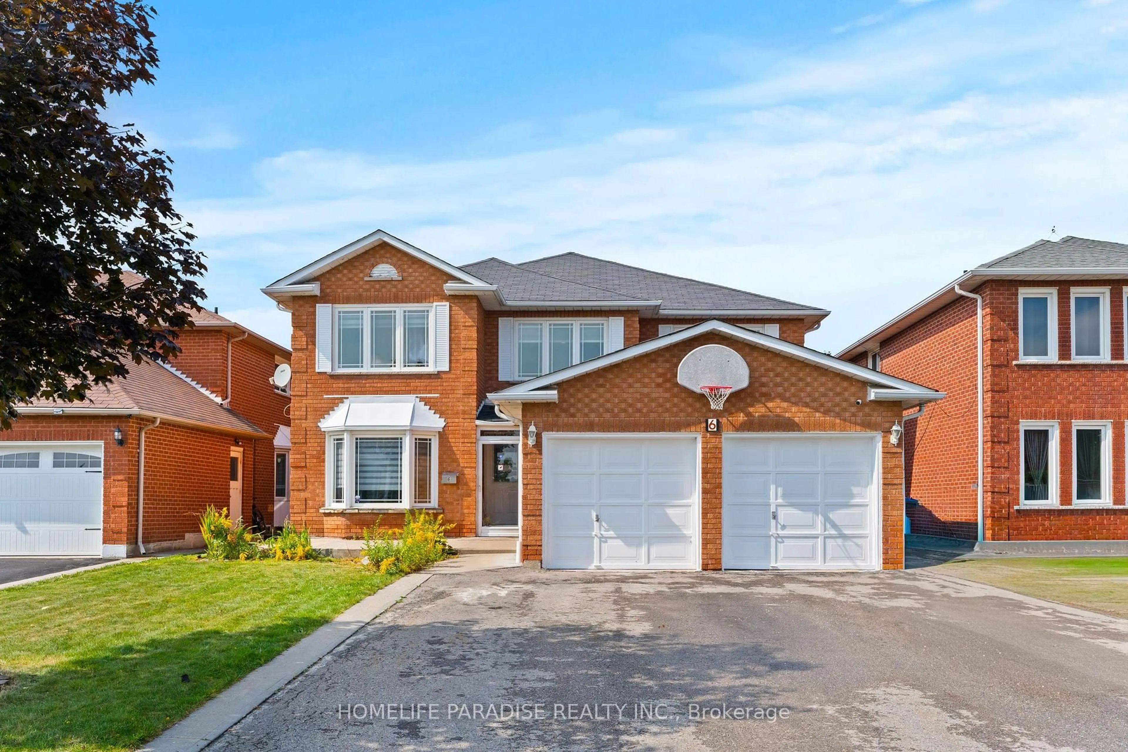 Home with brick exterior material, street for 6 Ivy Lea Crt, Brampton Ontario L6Y 4K6