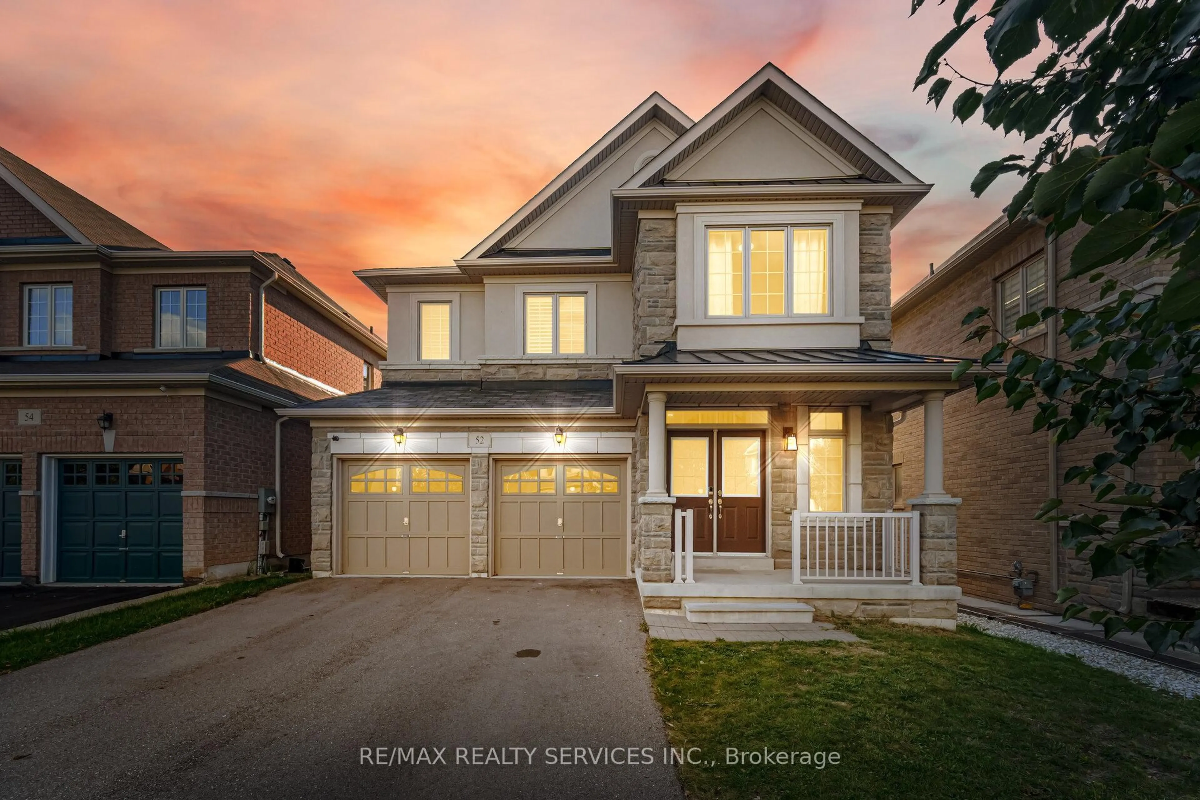 Home with brick exterior material, street for 52 Blackberry Valley Cres, Caledon Ontario L7C 3Z9