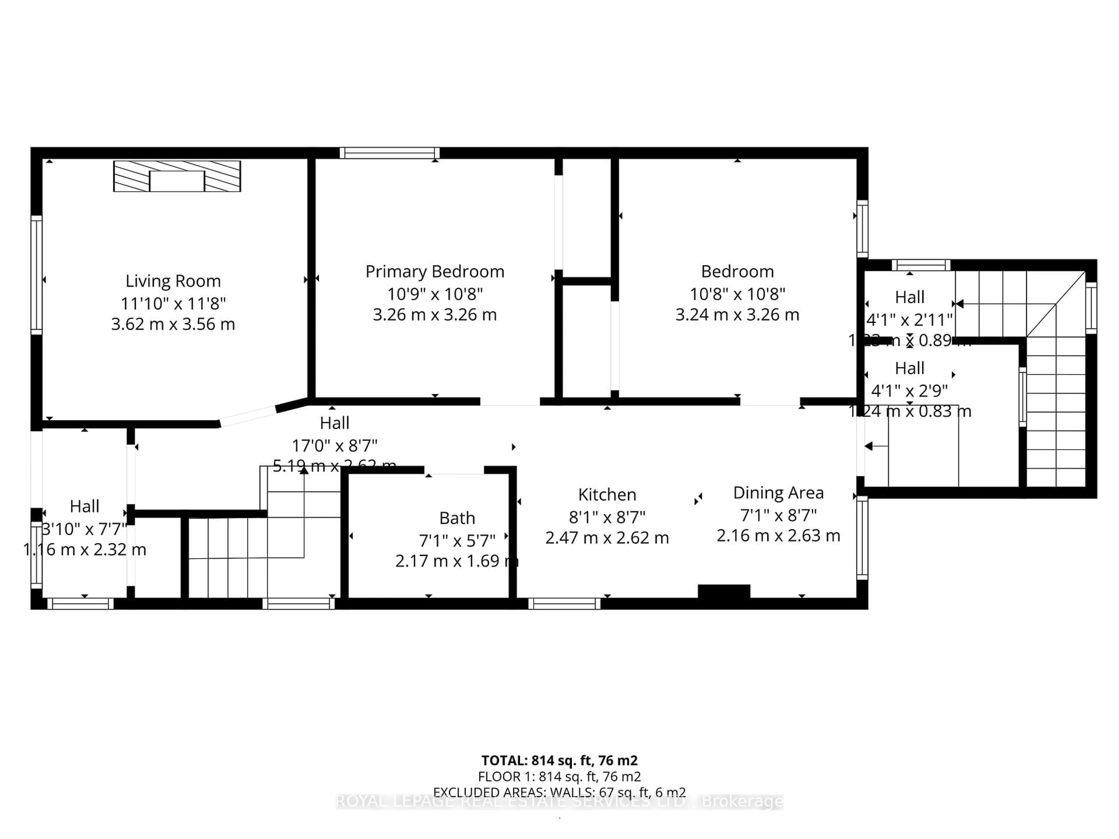 Floor plan for 492 Jane St, Toronto Ontario M6S 4A2