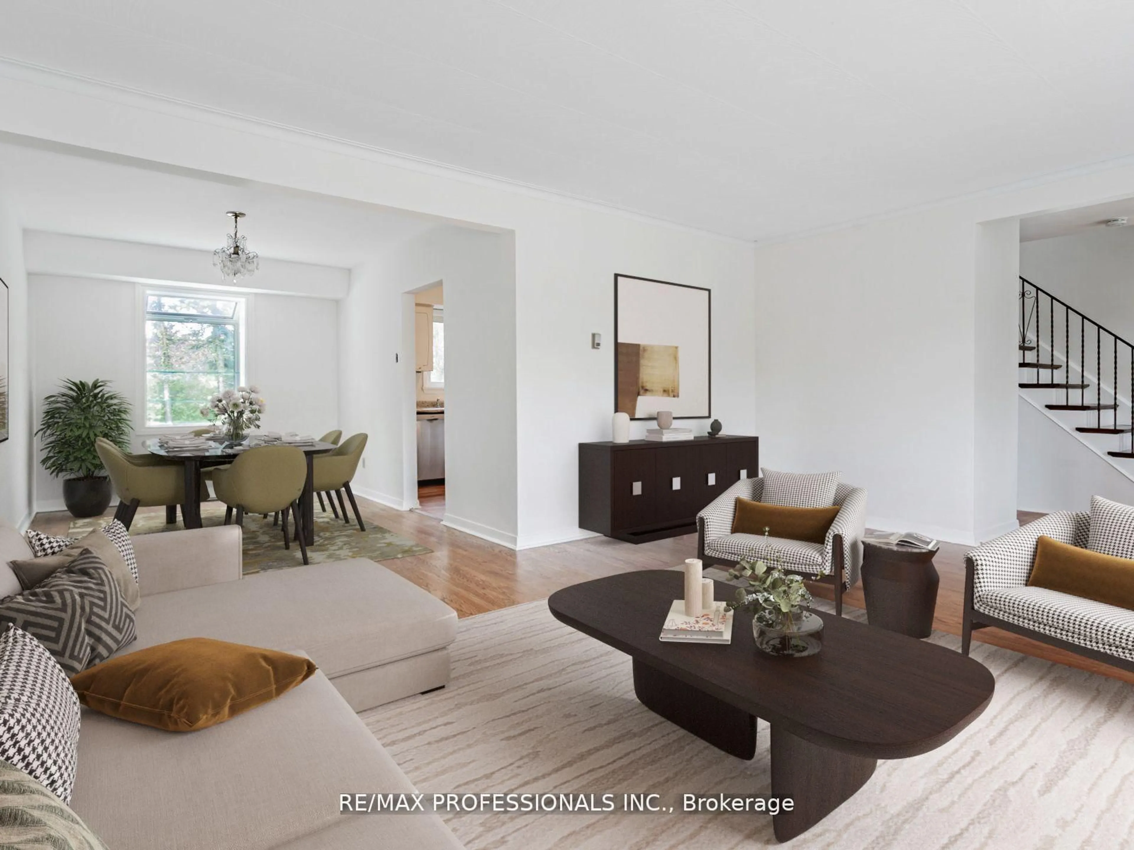 Living room with furniture, unknown for 275 Jeffcoat Dr, Toronto Ontario M9W 3E4