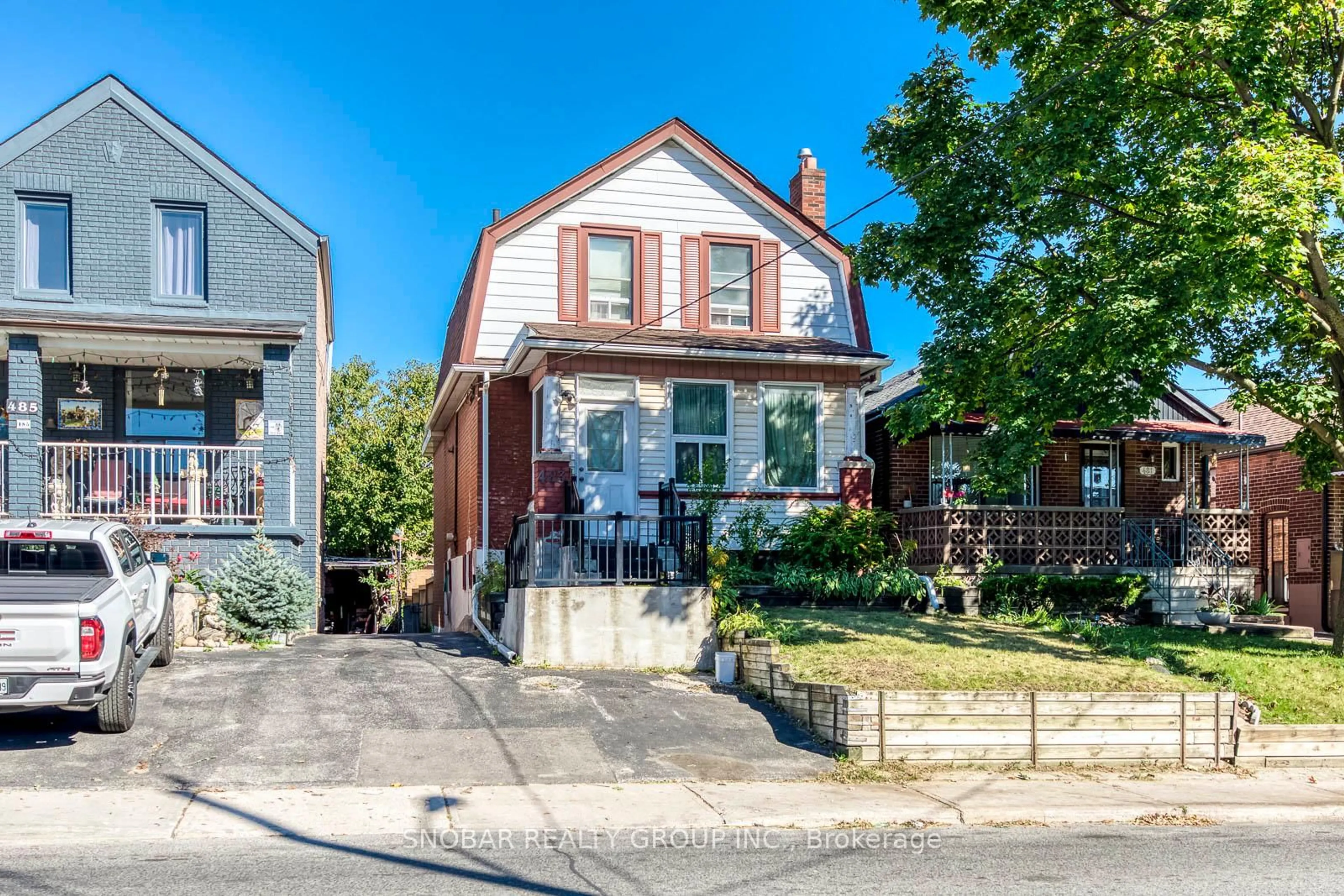 Home with brick exterior material, street for 483 Caledonia Rd, Toronto Ontario M6E 4V1