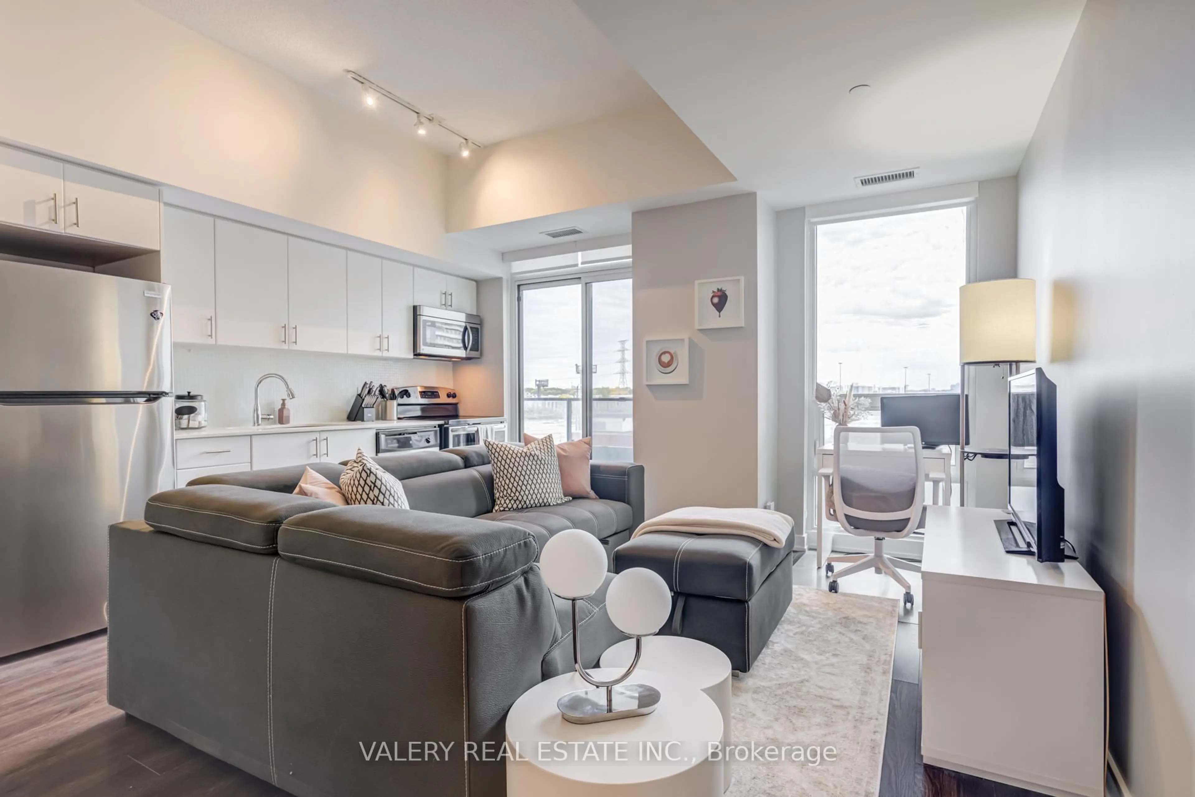 Living room with furniture, unknown for 2220 Lake Shore Blvd #708, Toronto Ontario M8V 0C1