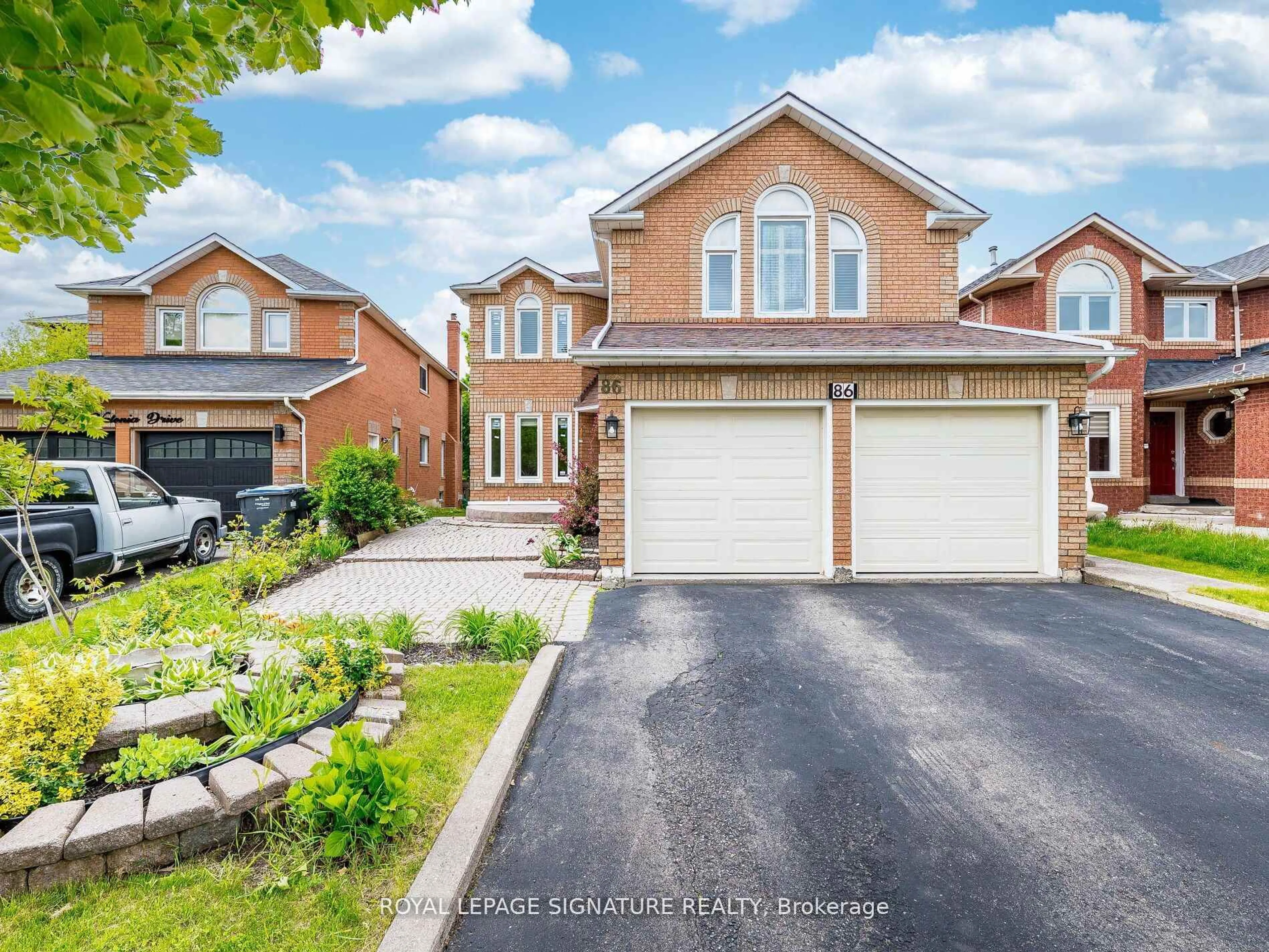 Home with brick exterior material, street for 86 Valonia Dr, Brampton Ontario L6V 4K1