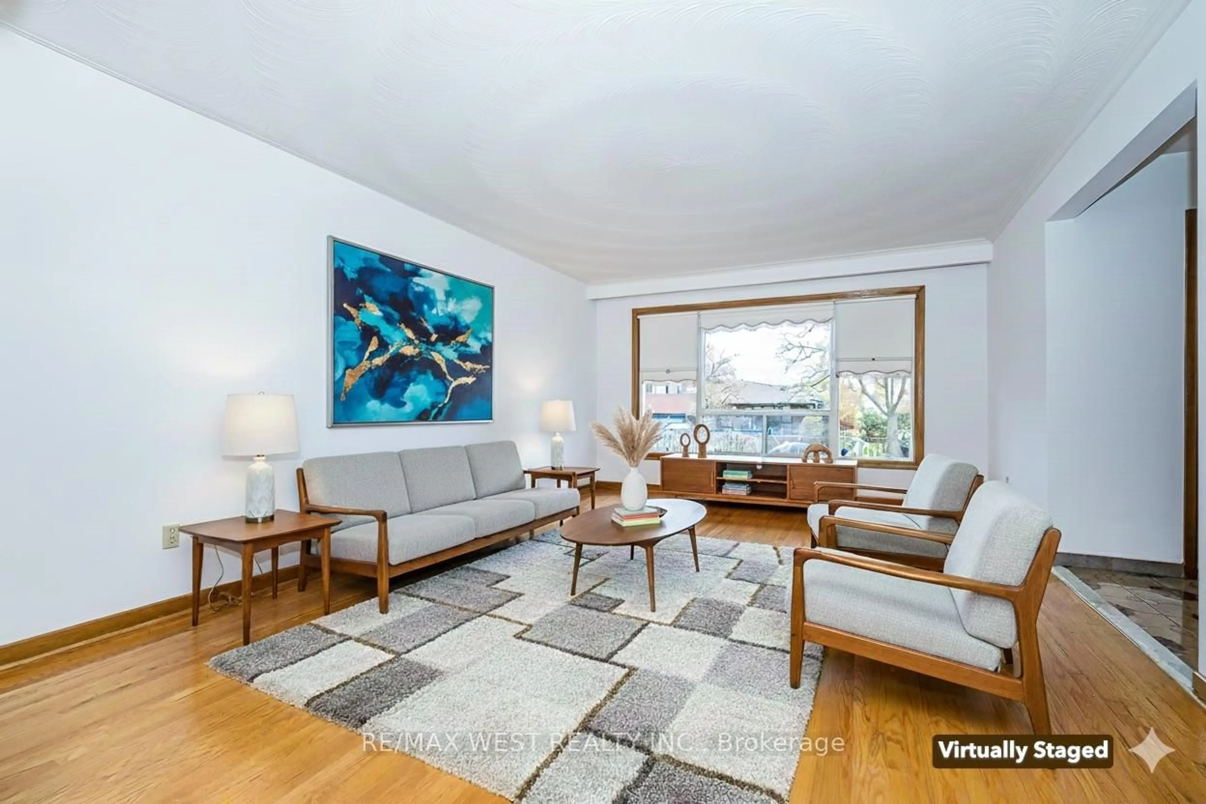 Living room with furniture, unknown for 77 Maryhill Dr, Toronto Ontario M9V 3C3