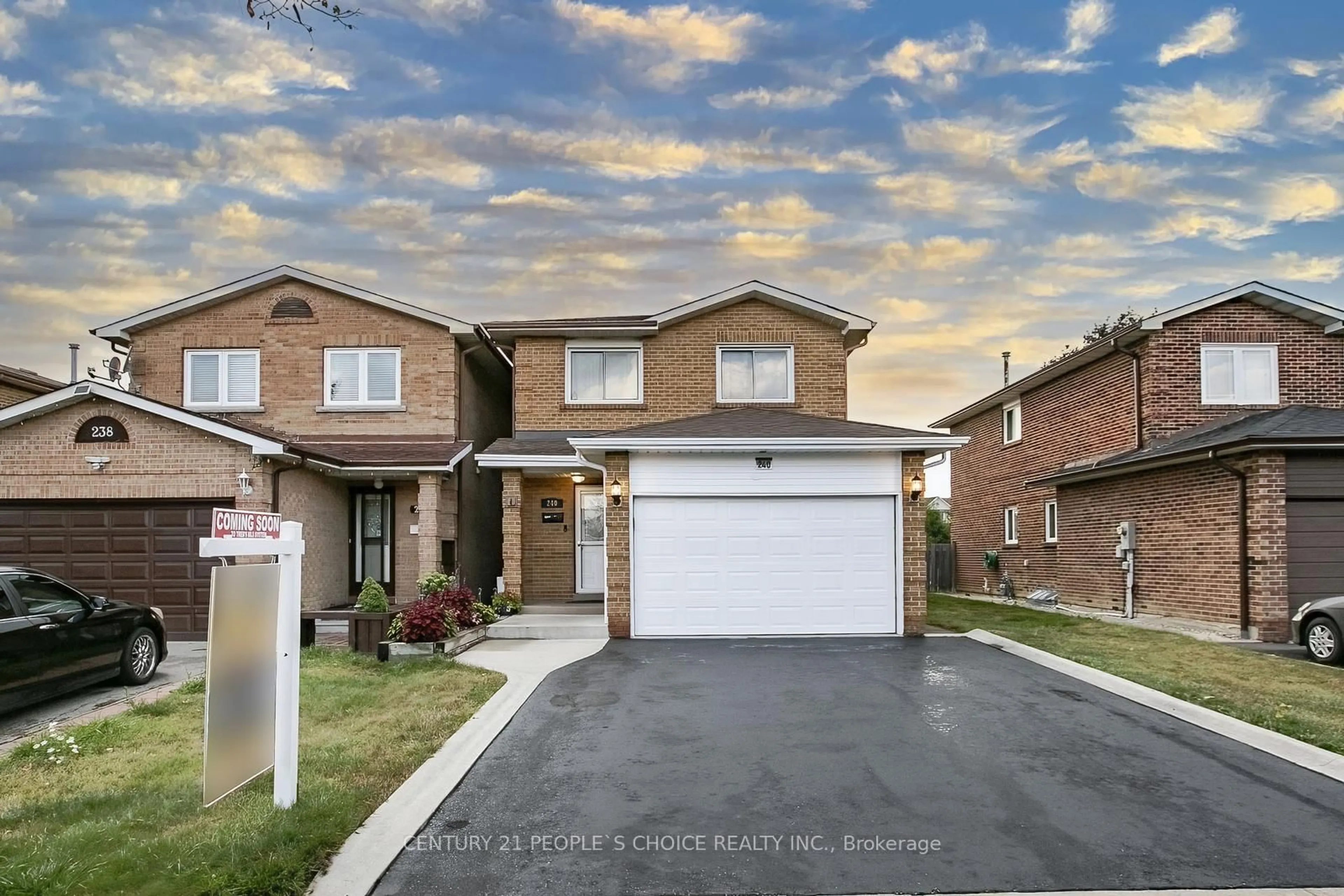 Home with brick exterior material, street for 240 Simmons Blvd, Brampton Ontario L6V 3Y1