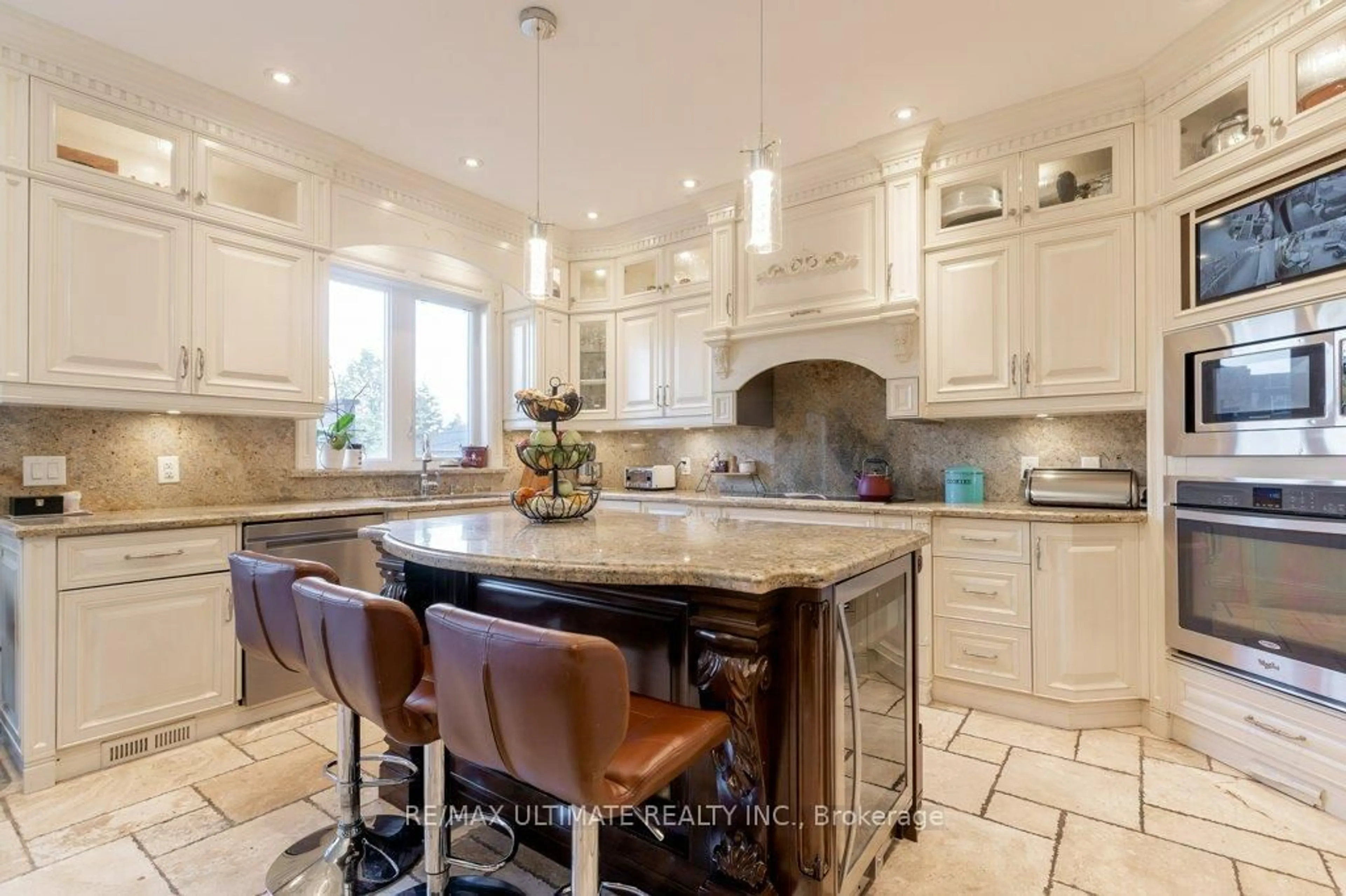 Contemporary kitchen, ceramic/tile floor for 21 Thornton Ave, Toronto Ontario M6E 2E3