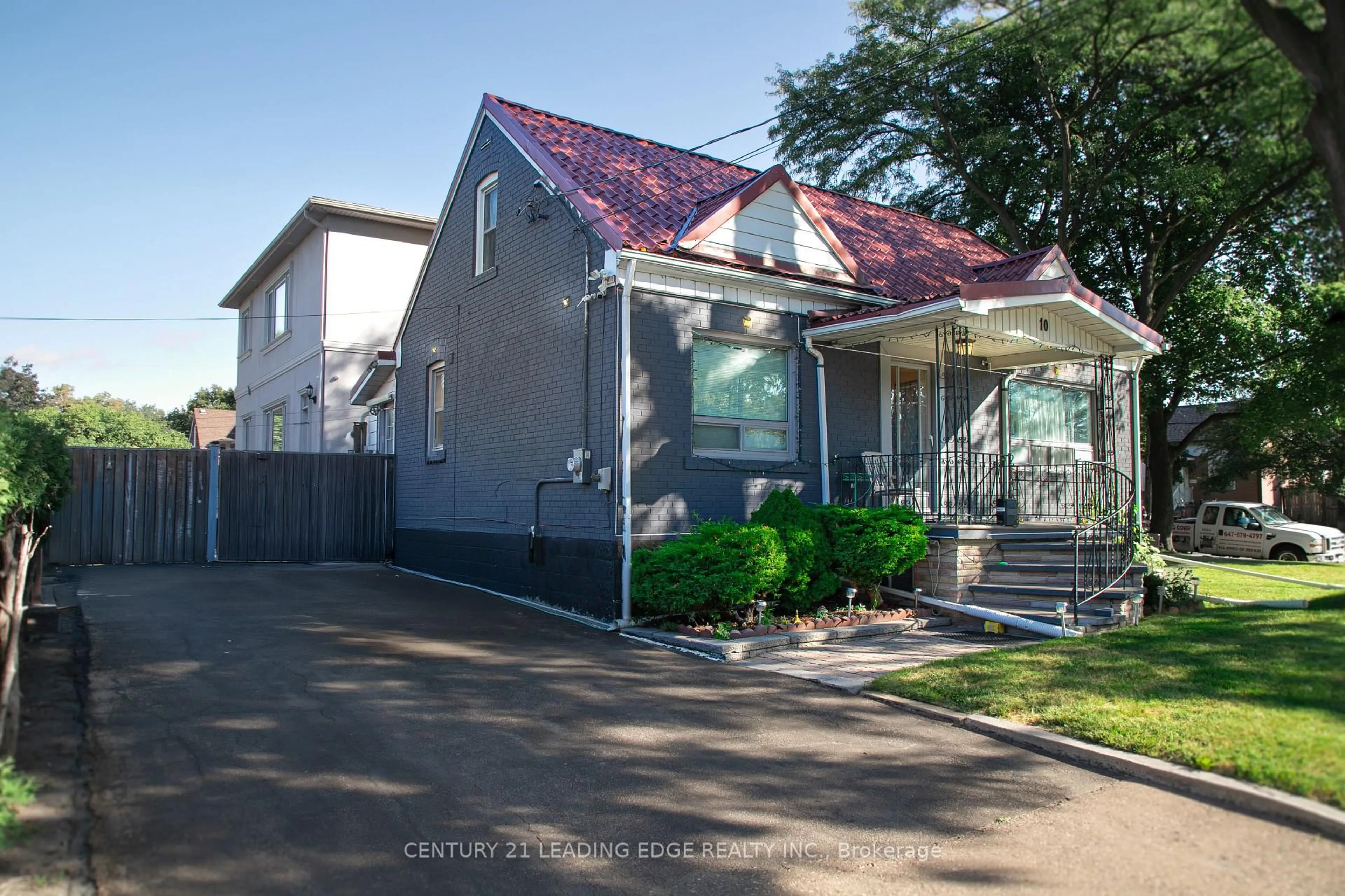 Home with vinyl exterior material, street for 10 Yvonne Ave, Toronto Ontario M3L 1C7