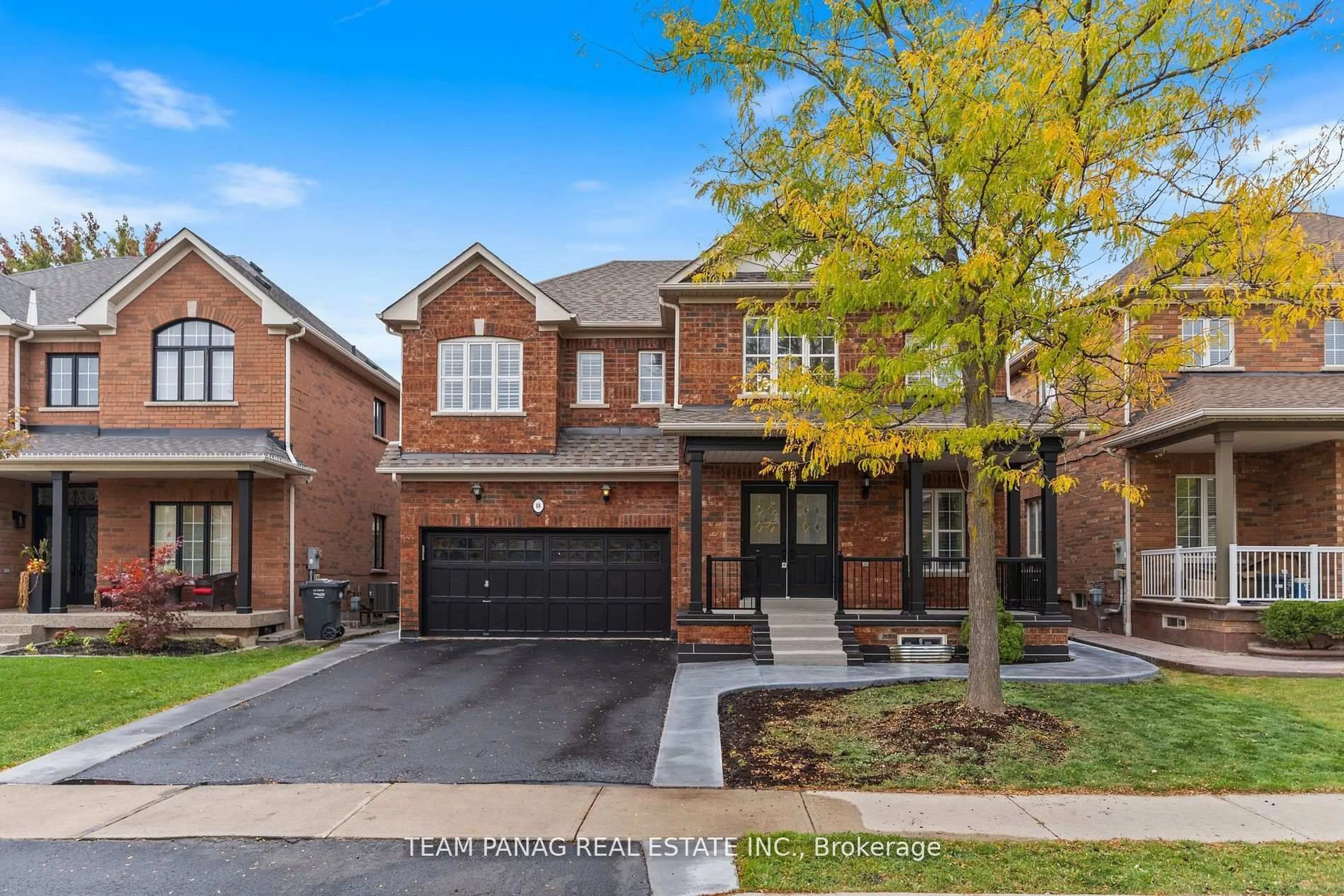 Home with brick exterior material, street for 48 Citadel Cres, Brampton Ontario L6P 1X8