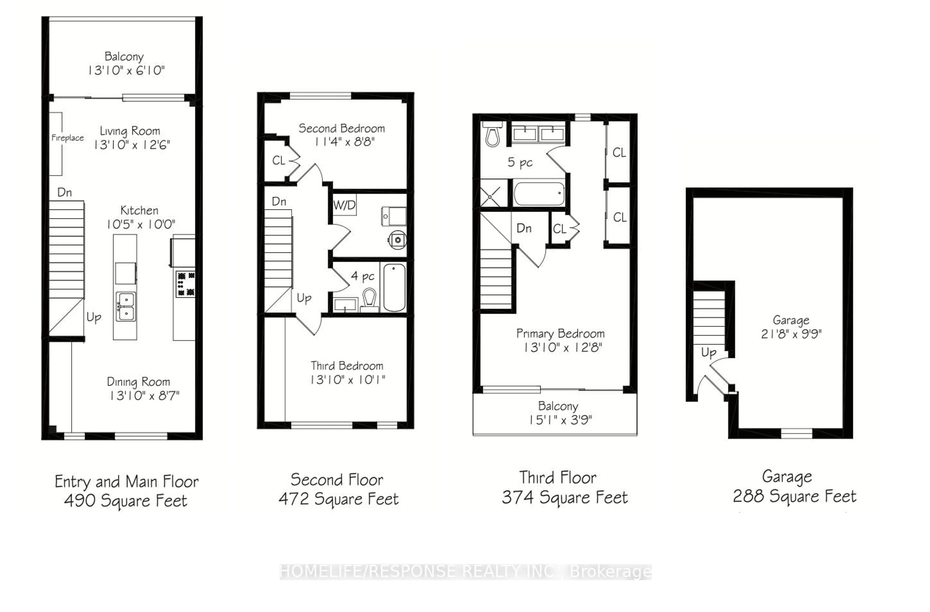 Floor plan for 317 Westmoreland Ave, Toronto Ontario M6H 3A4