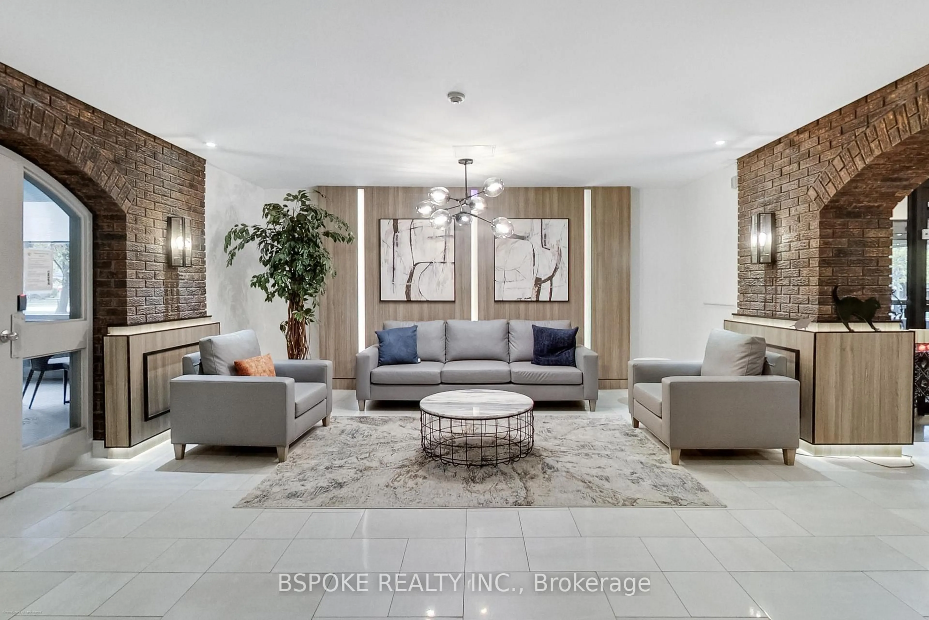 Living room with furniture, ceramic/tile floor for 966 Inverhouse Dr #511, Mississauga Ontario L5J 4B6