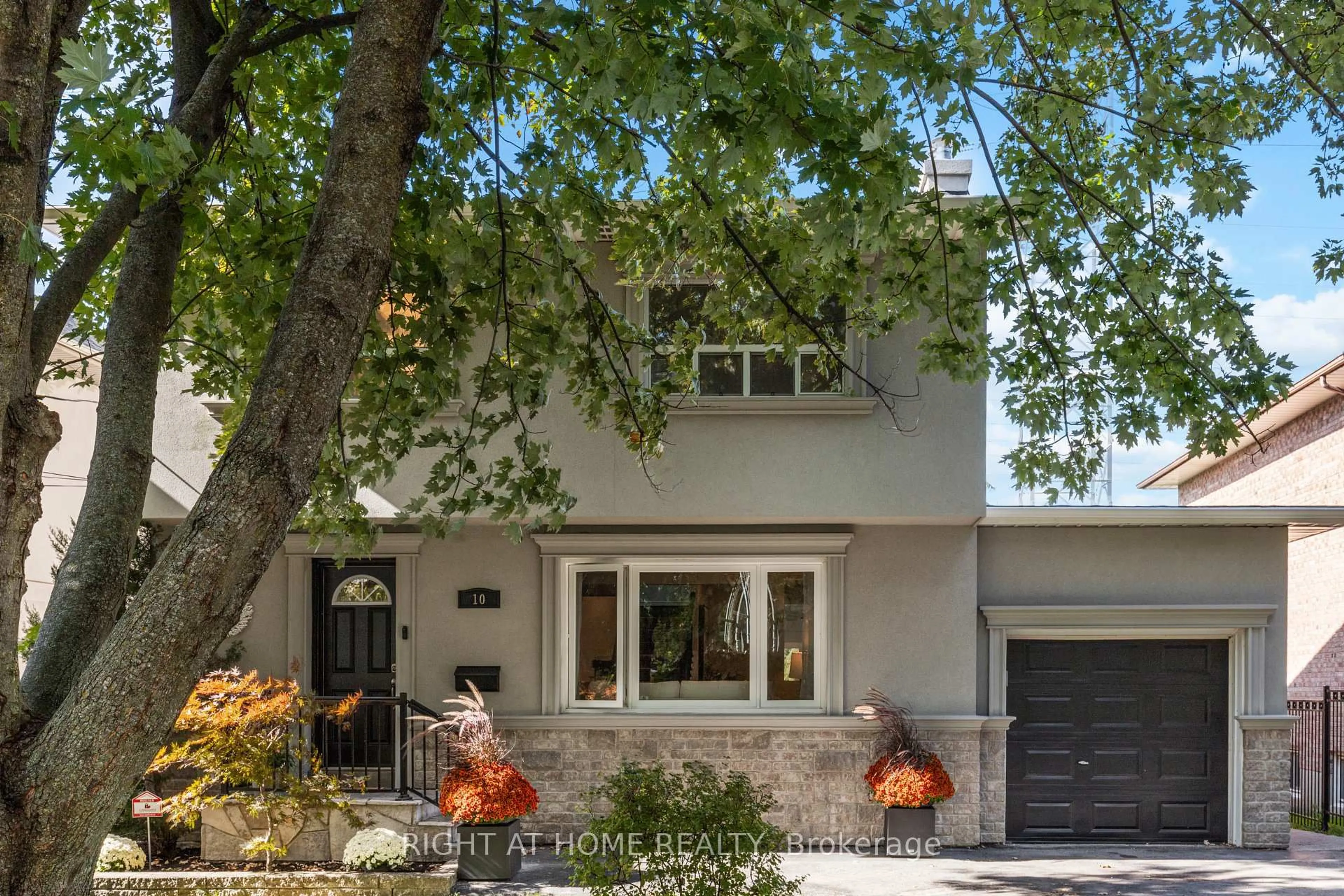 Home with brick exterior material, street for 10 Haliburton Ave, Toronto Ontario M9B 4Y2