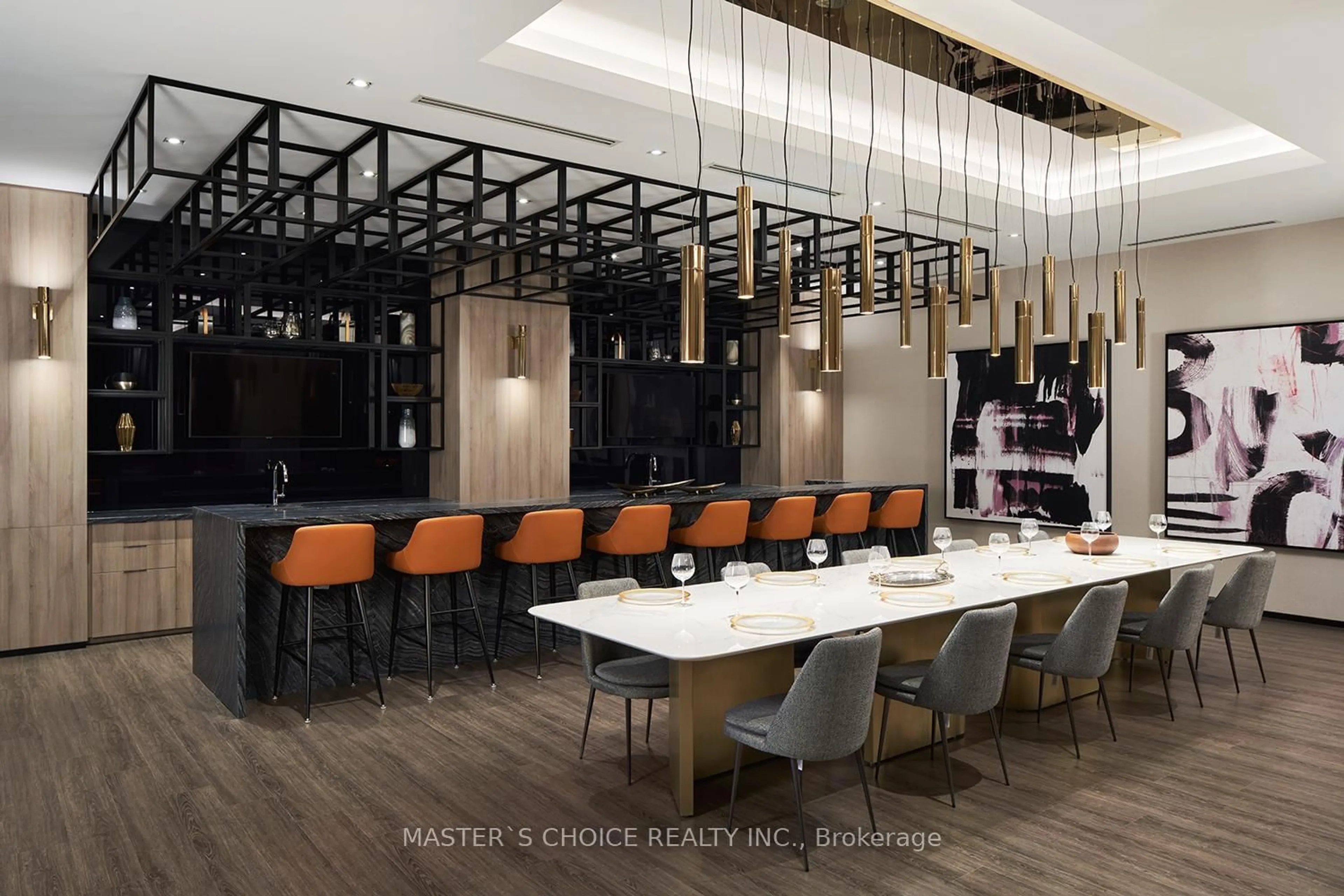 Dining room, ceramic/tile floor for 5 Mabelle Ave #3229, Toronto Ontario M9A 0C8