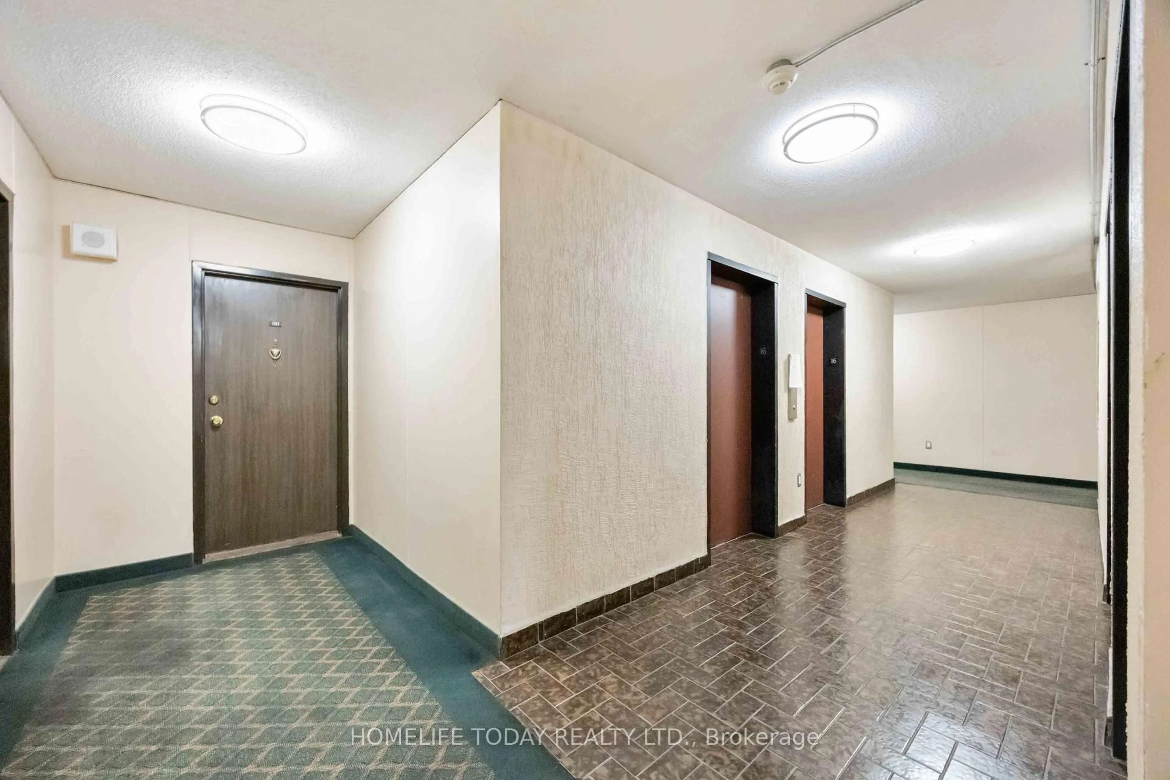 Indoor foyer for 330 Dixon Rd #1603, Toronto Ontario M9R 1S9
