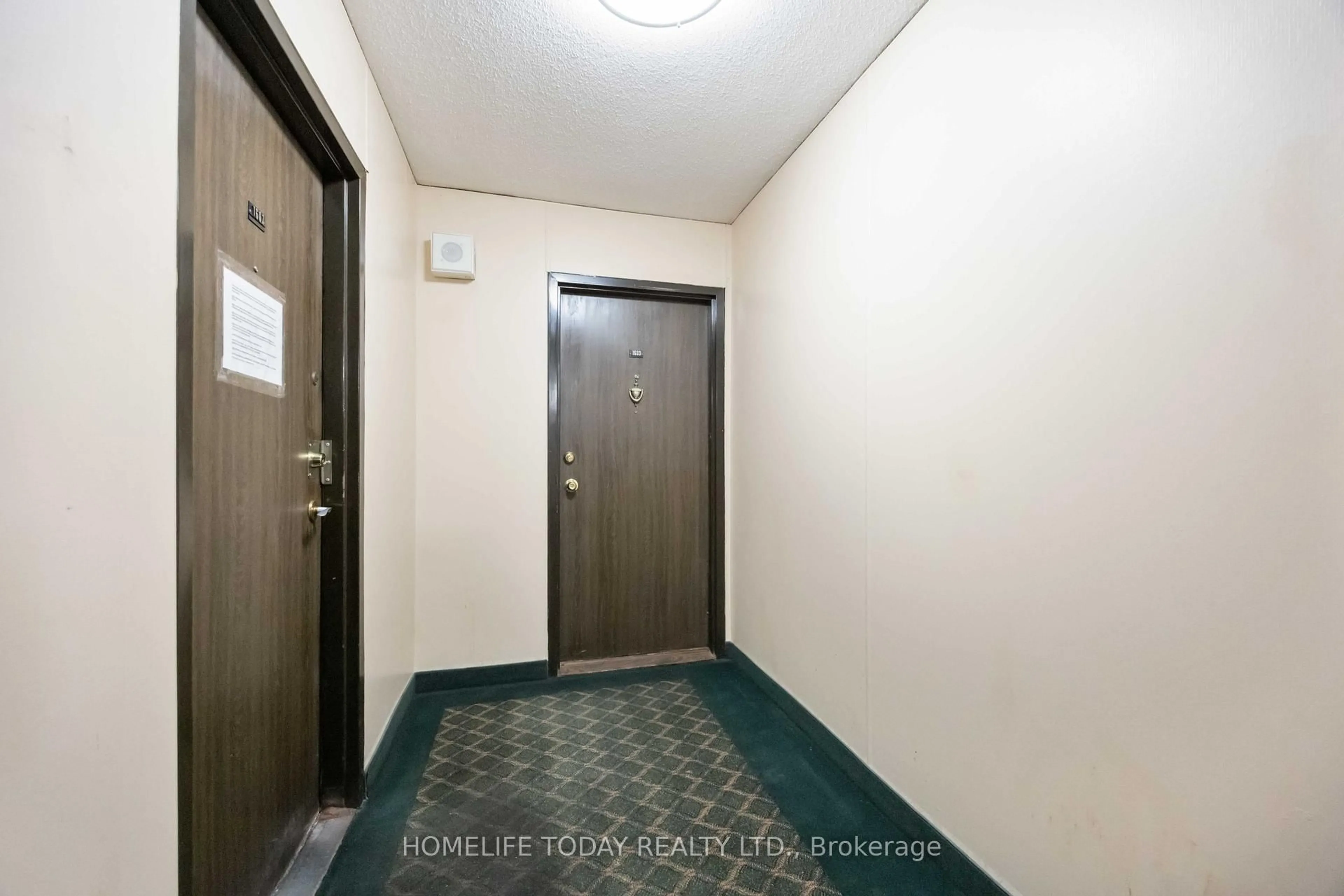 Indoor foyer for 330 Dixon Rd #1603, Toronto Ontario M9R 1S9