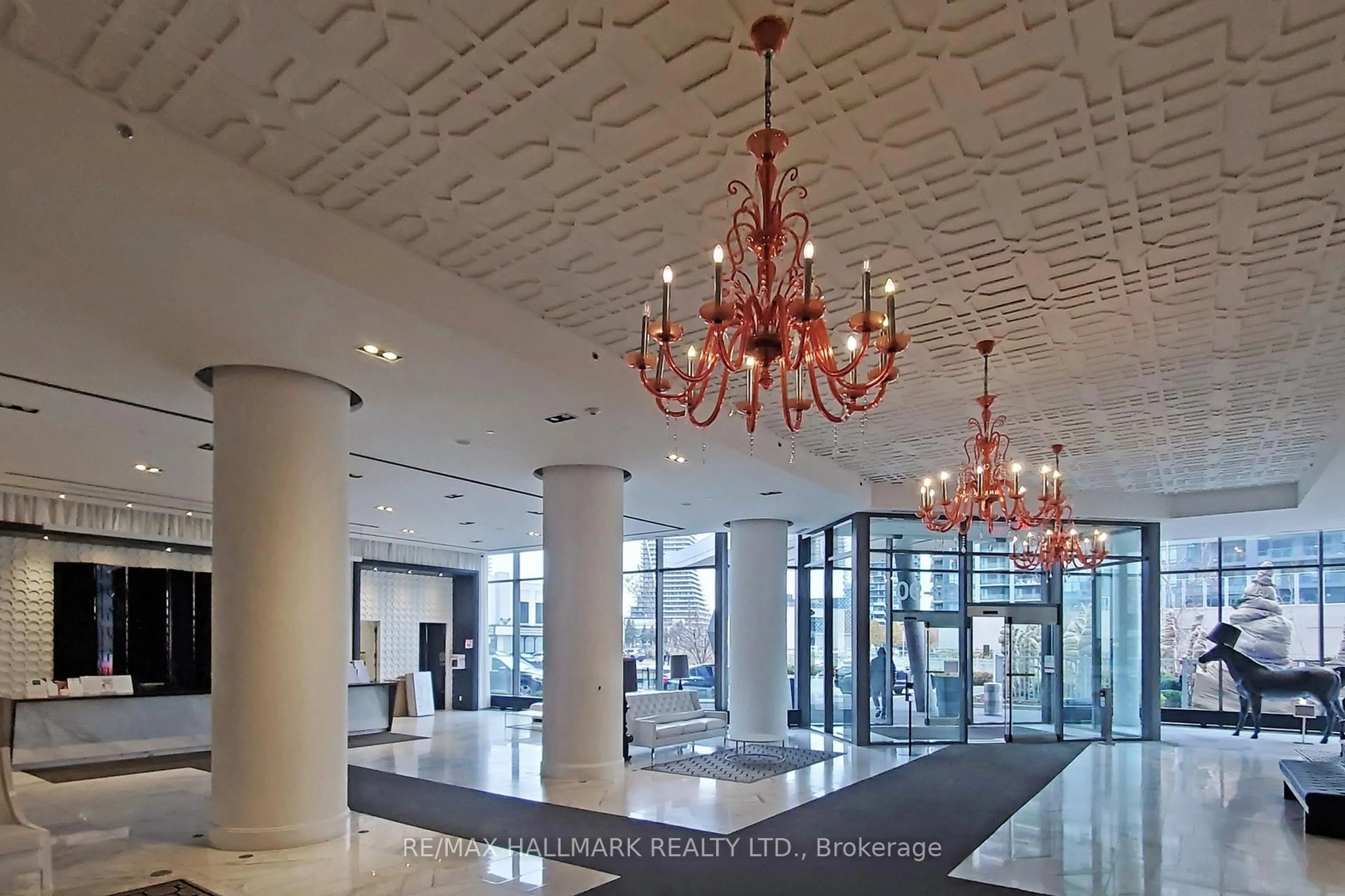 Lobby for 90 Park Lawn Rd #608, Toronto Ontario M8Y 0B6