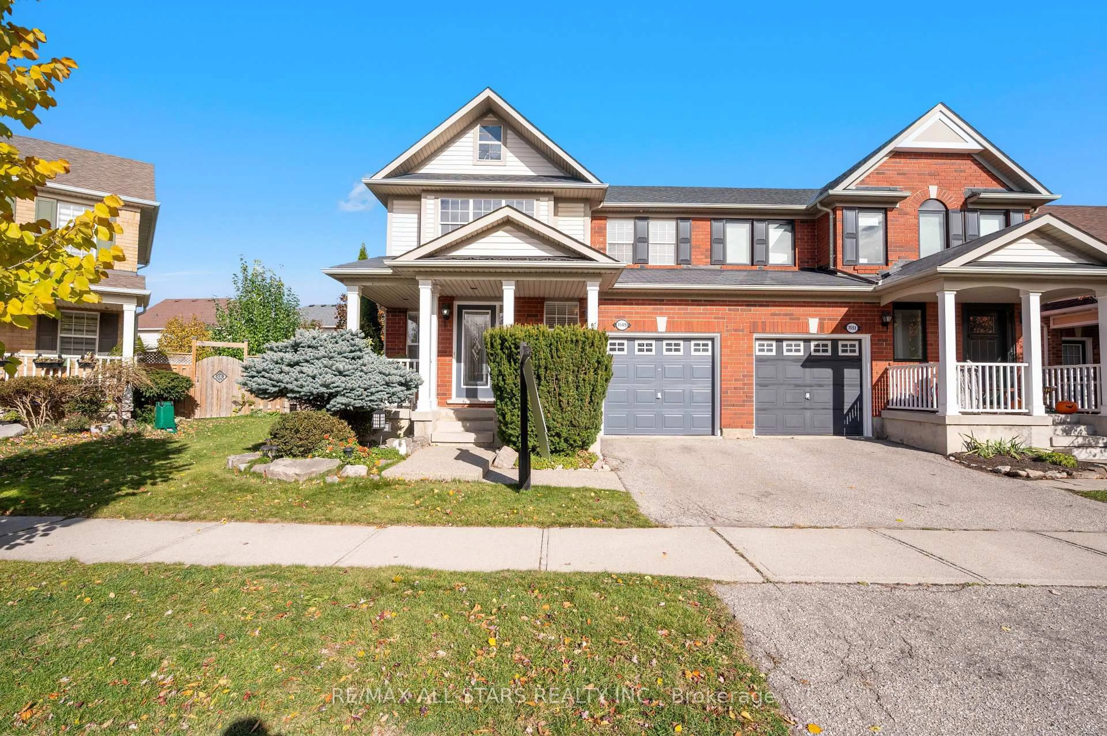 Home with brick exterior material, street for 1549 Evans Terr, Milton Ontario L9T 5J4